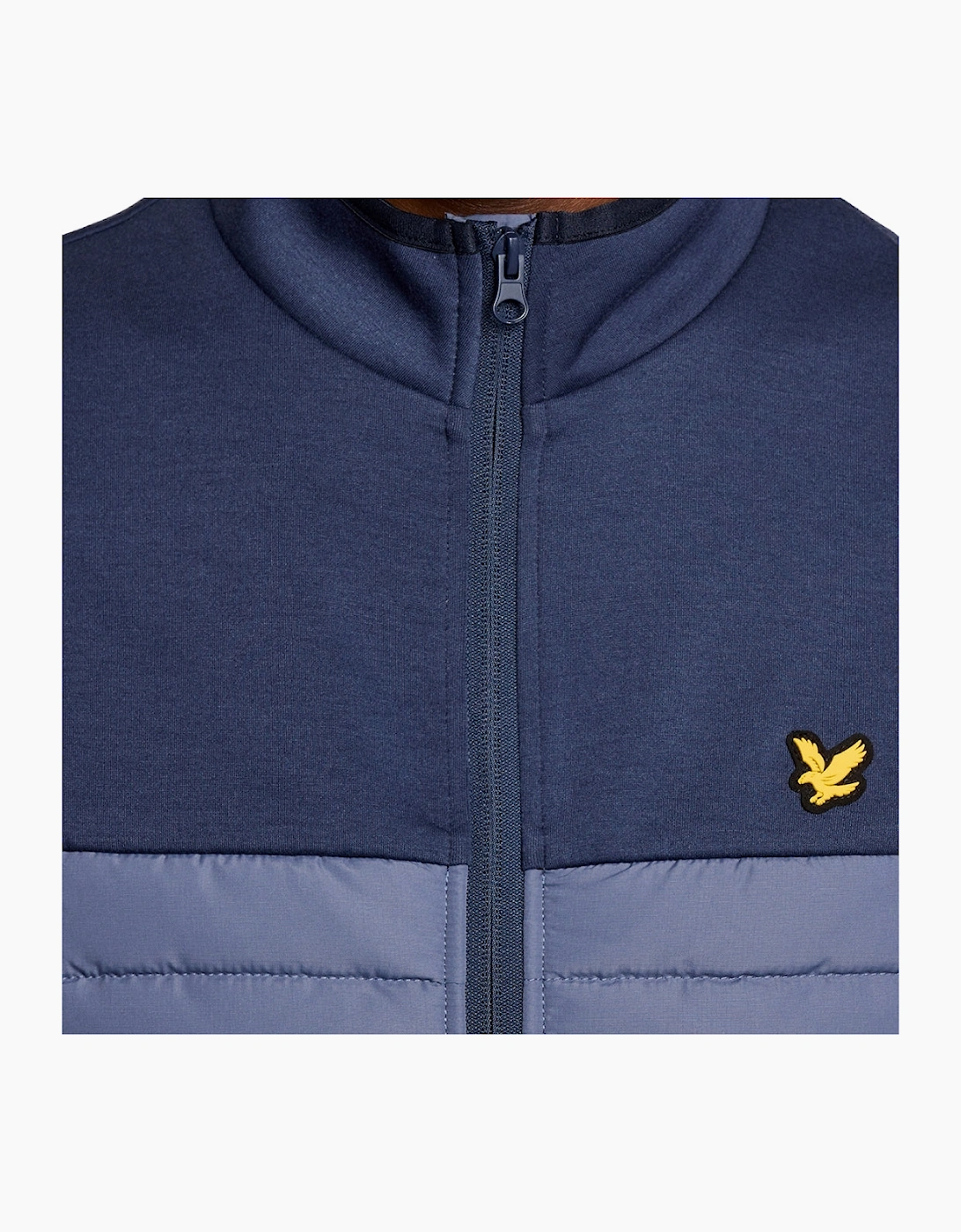 Lyle & Scott True Indigo Sports Fleece Hybrid Jacket