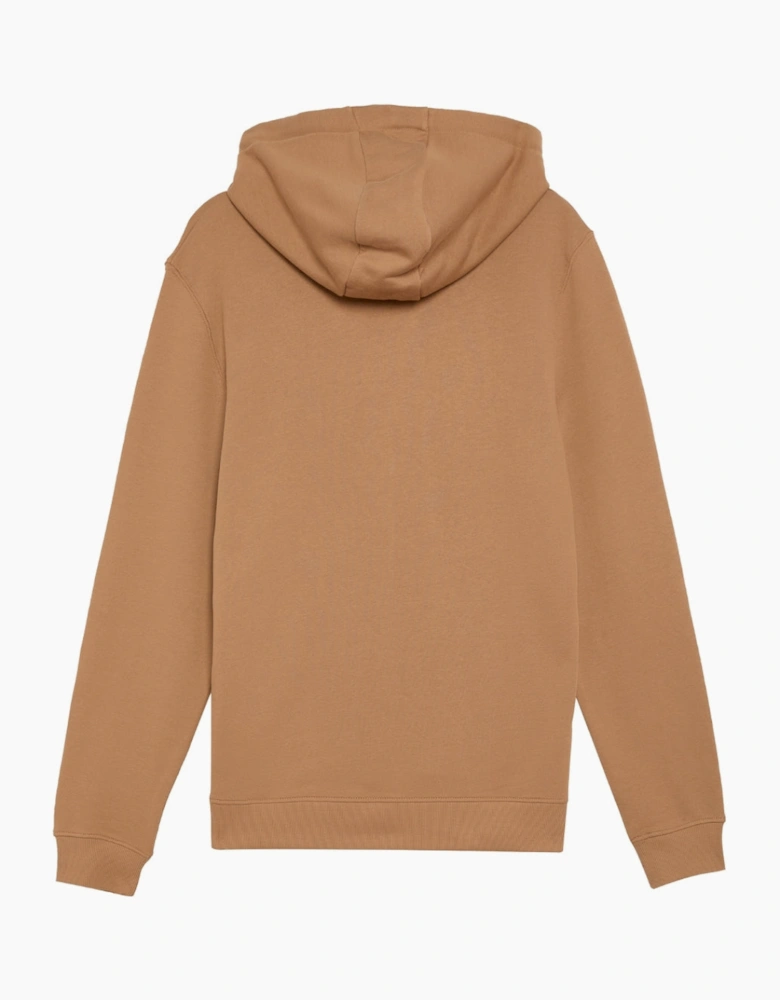 Lyle & Scott Brown Zip Through Hoodie