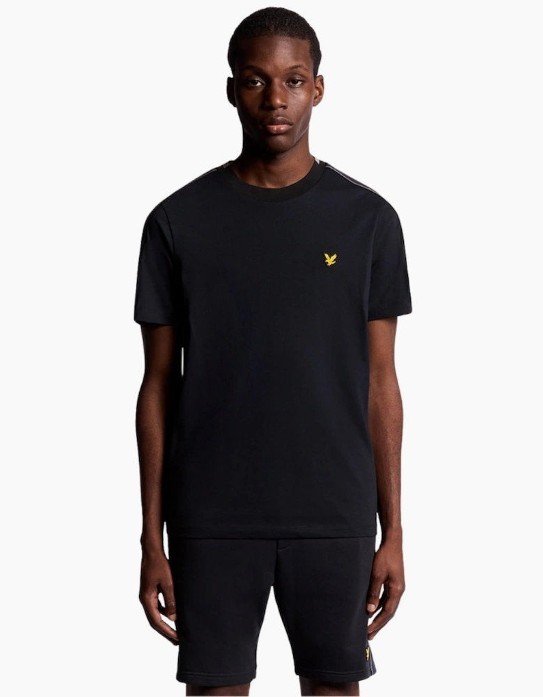 Lyle & Scott Navy Blue Tape T-Shirt