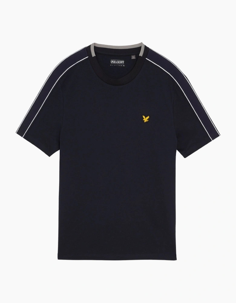 Lyle & Scott Navy Blue Tape T-Shirt