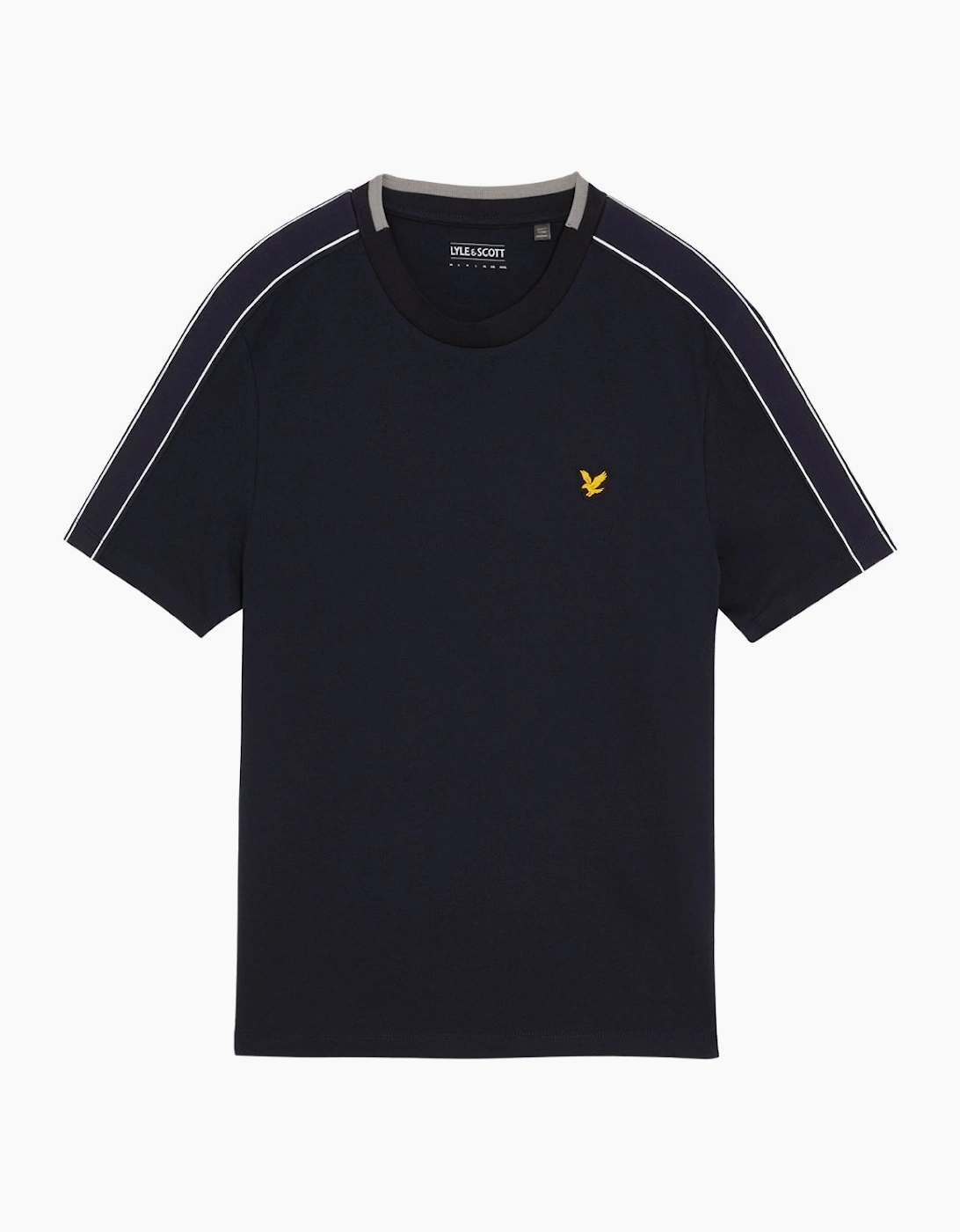 Lyle & Scott Navy Blue Tape T-Shirt