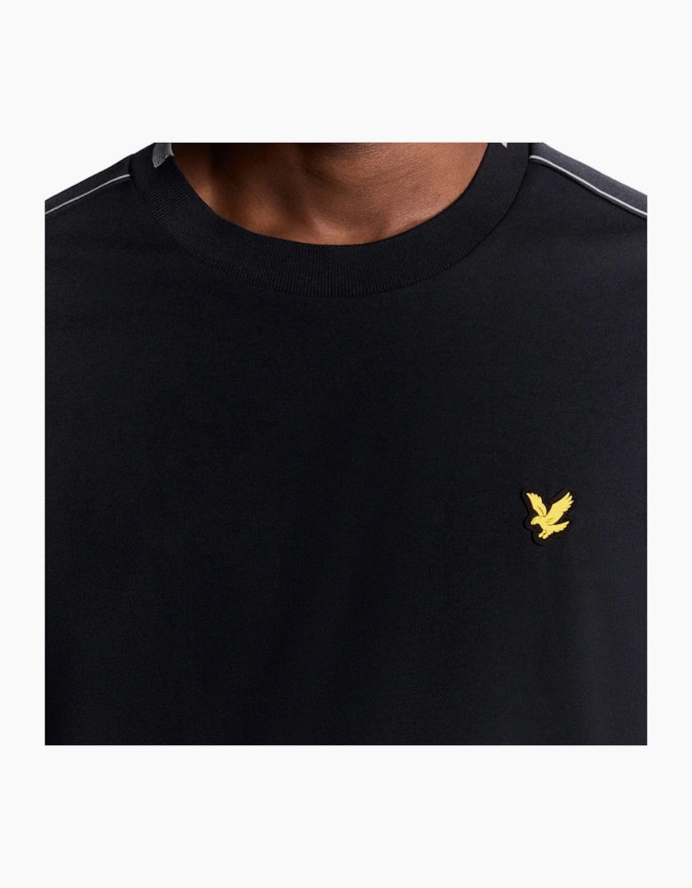 Lyle & Scott Navy Blue Tape T-Shirt