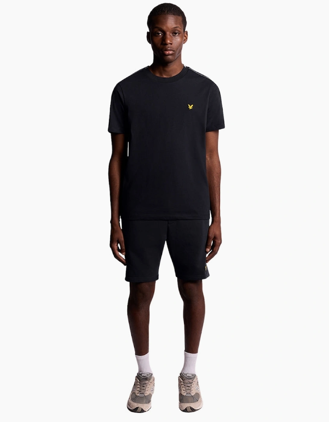 Lyle & Scott Navy Blue Tape T-Shirt