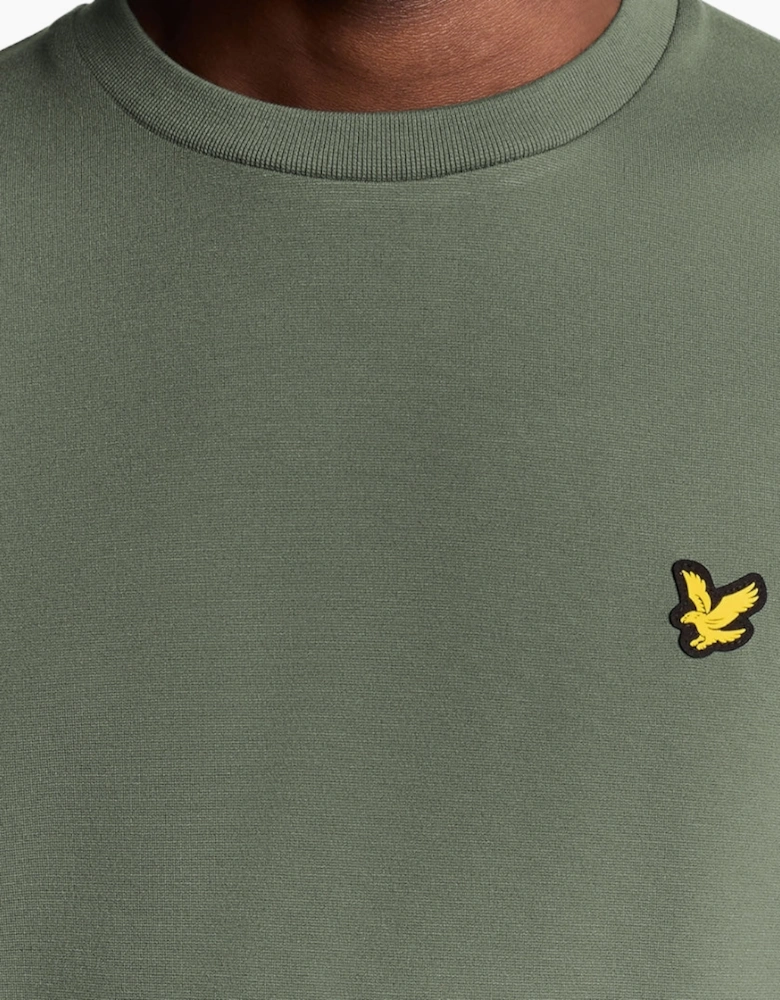 Lyle & Scott Green Crew Neck Fly Fleece