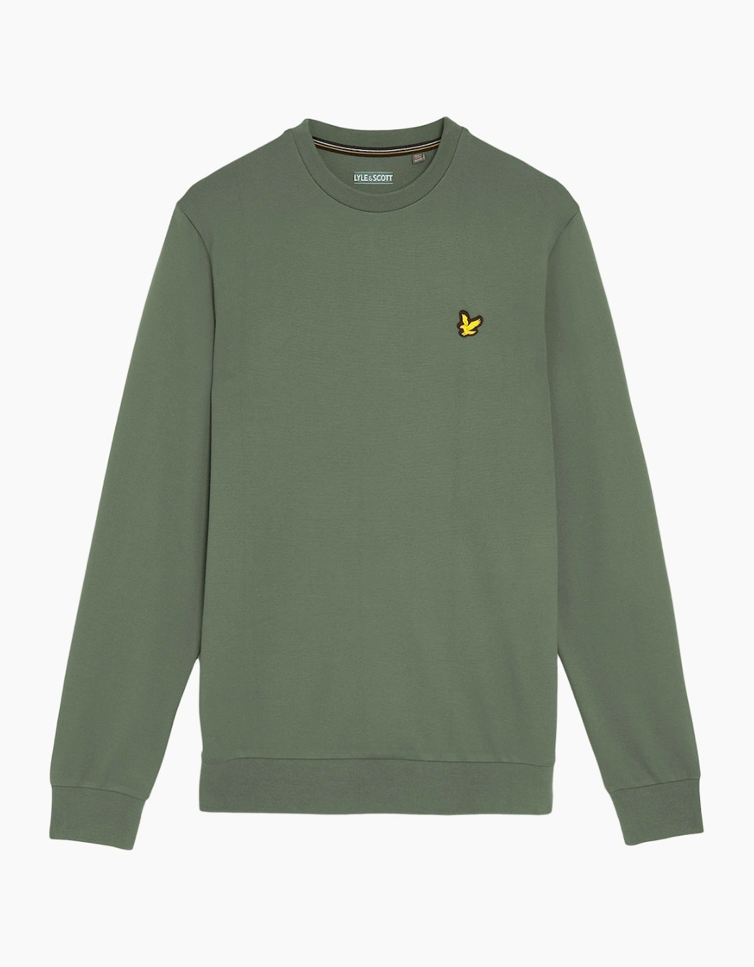 Lyle & Scott Green Crew Neck Fly Fleece