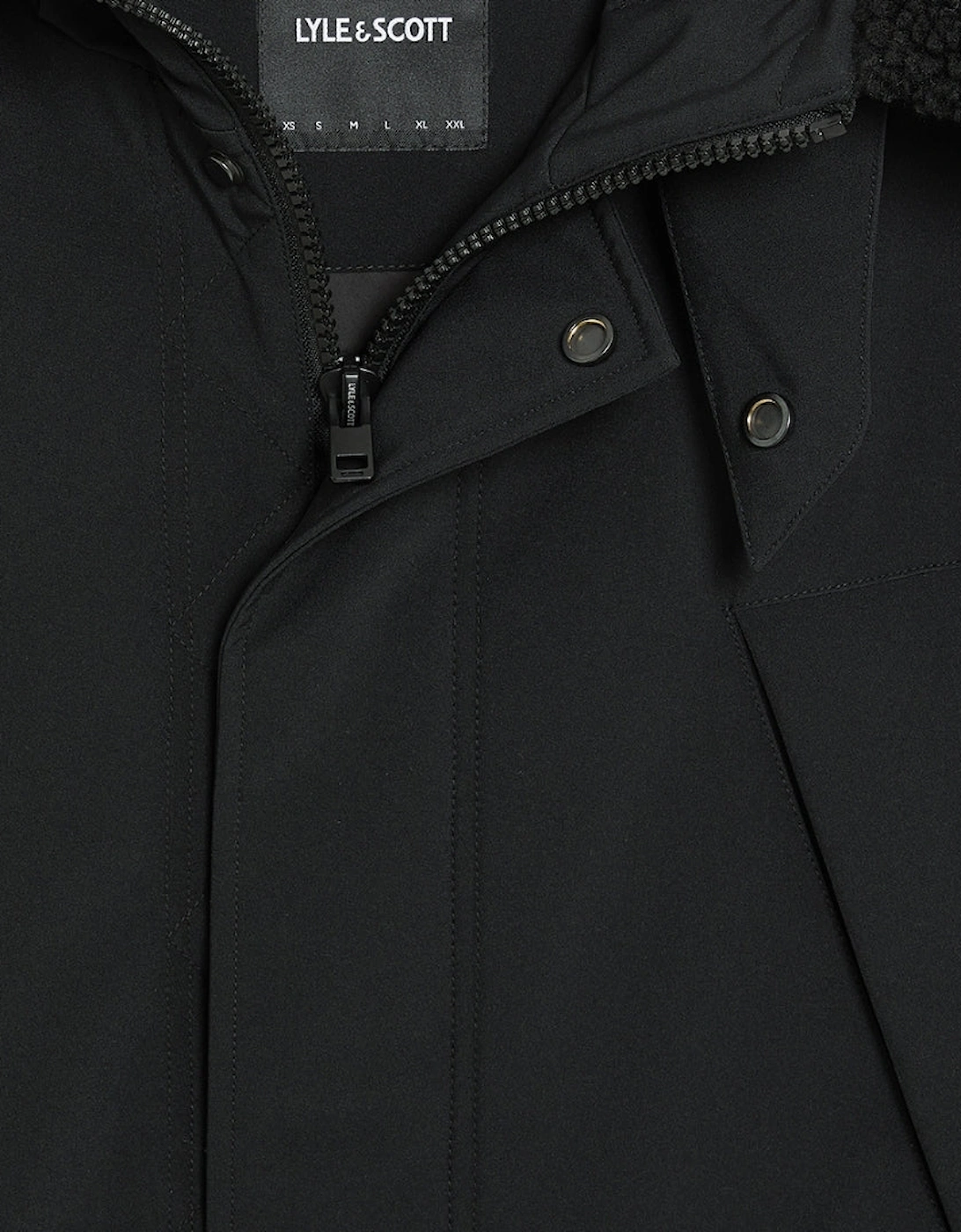 Lyle & Scott Jet Black Cold Weather Parka