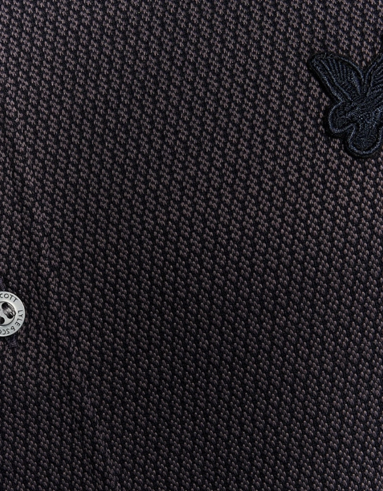 Lyle & Scott Navy Blue Jacquard Interlock Shirt
