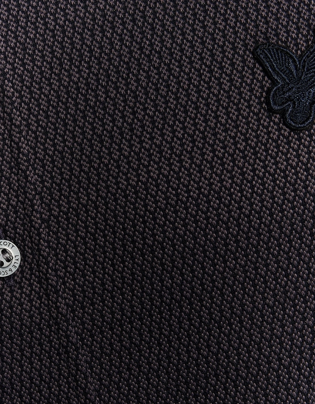 Lyle & Scott Navy Blue Jacquard Interlock Shirt