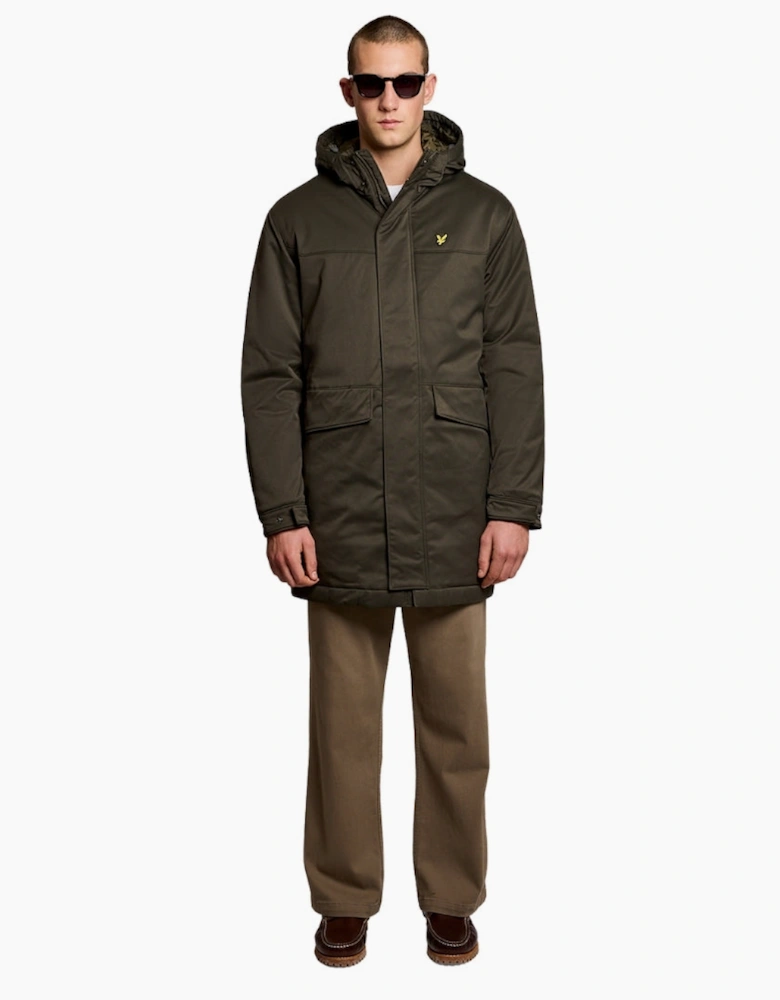 Lyle & Scott Green Olive Parka