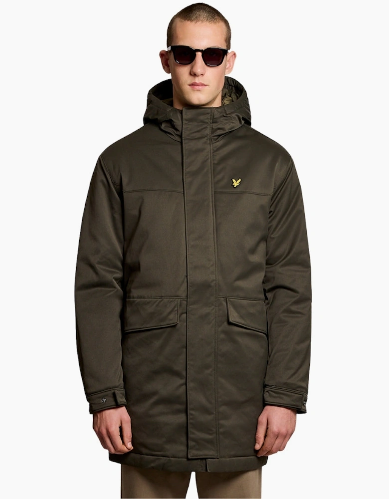 Lyle & Scott Green Olive Parka