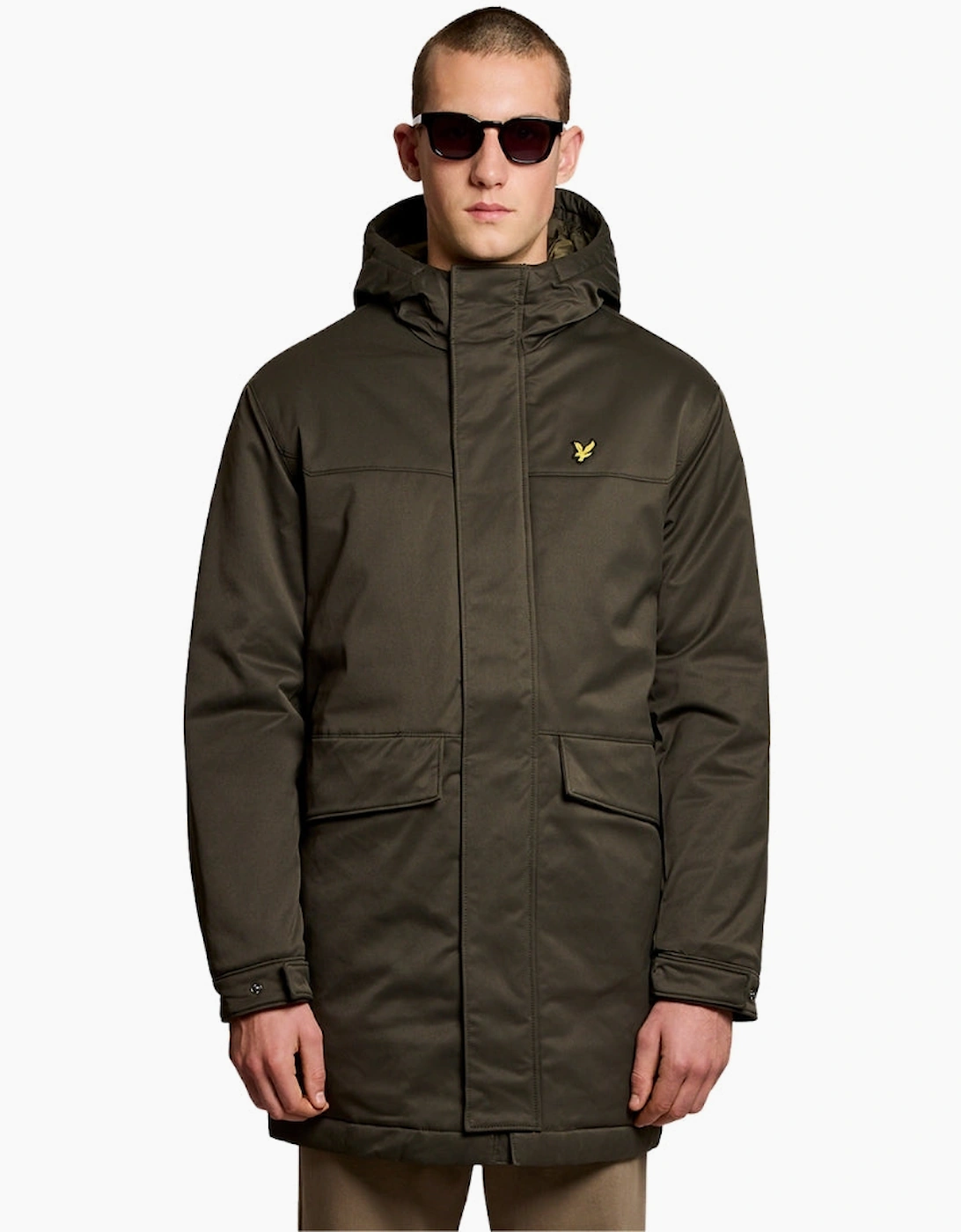 Lyle & Scott Green Olive Parka