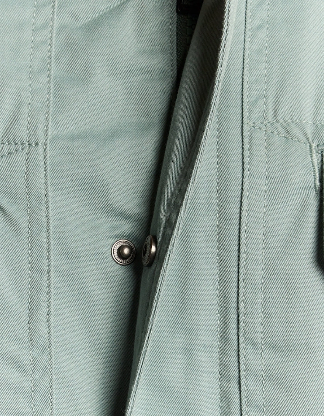 Lyle & Scott Green Multi Pocket Overshirt