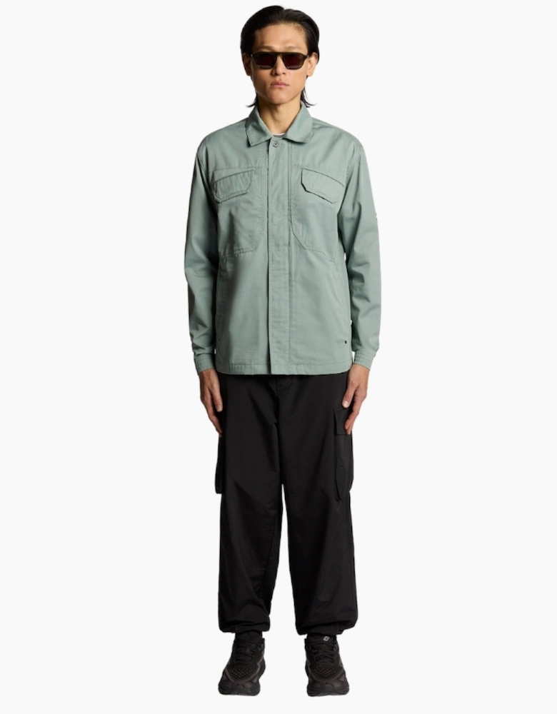 Lyle & Scott Green Multi Pocket Overshirt