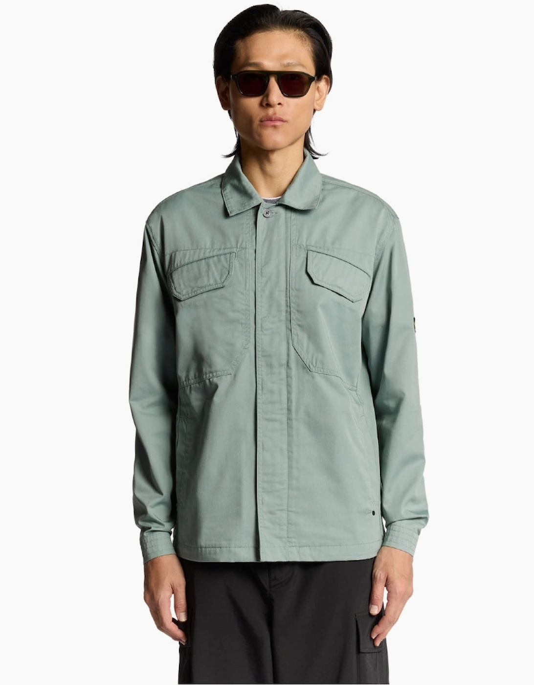 Lyle & Scott Green Multi Pocket Overshirt