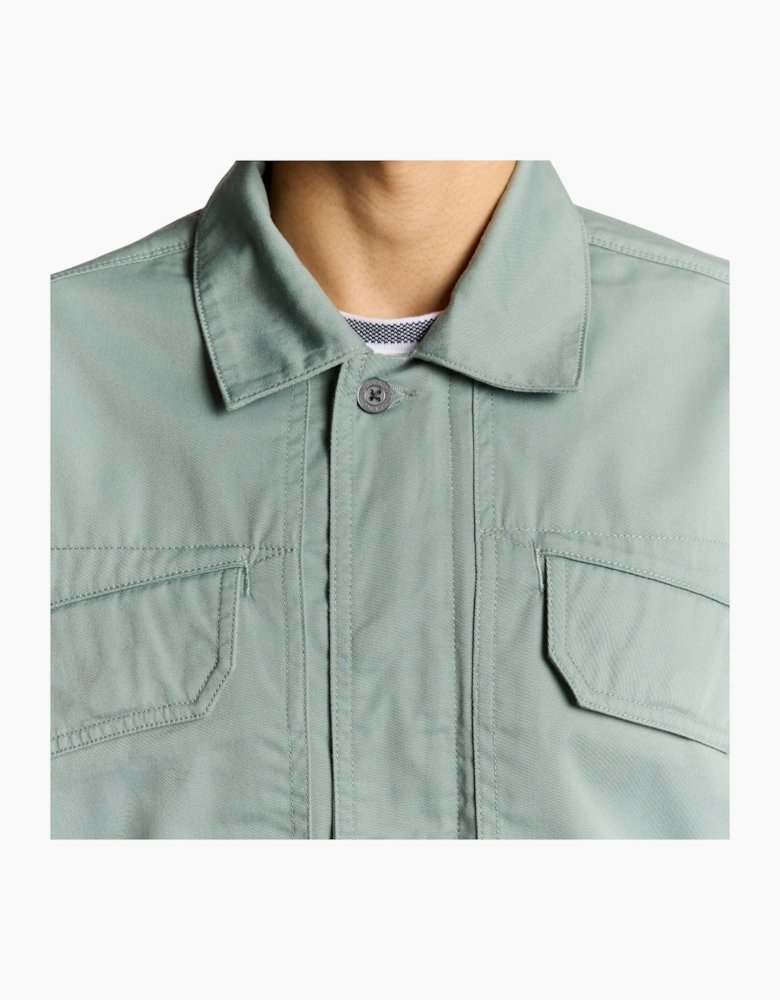 Lyle & Scott Green Multi Pocket Overshirt