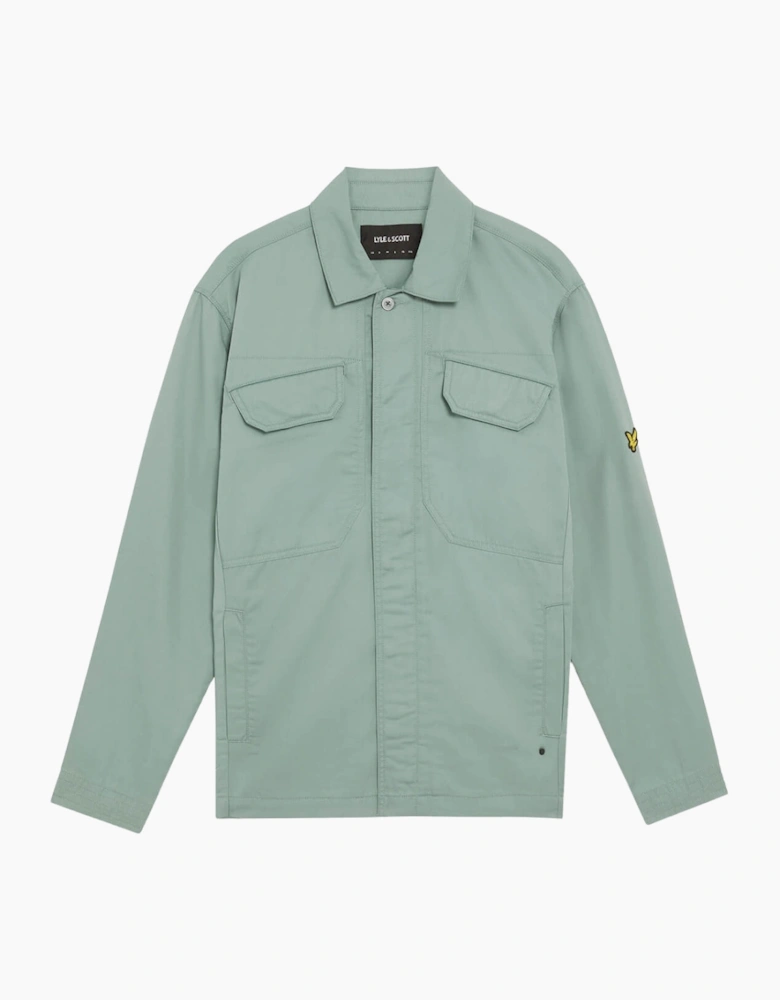 Lyle & Scott Green Multi Pocket Overshirt