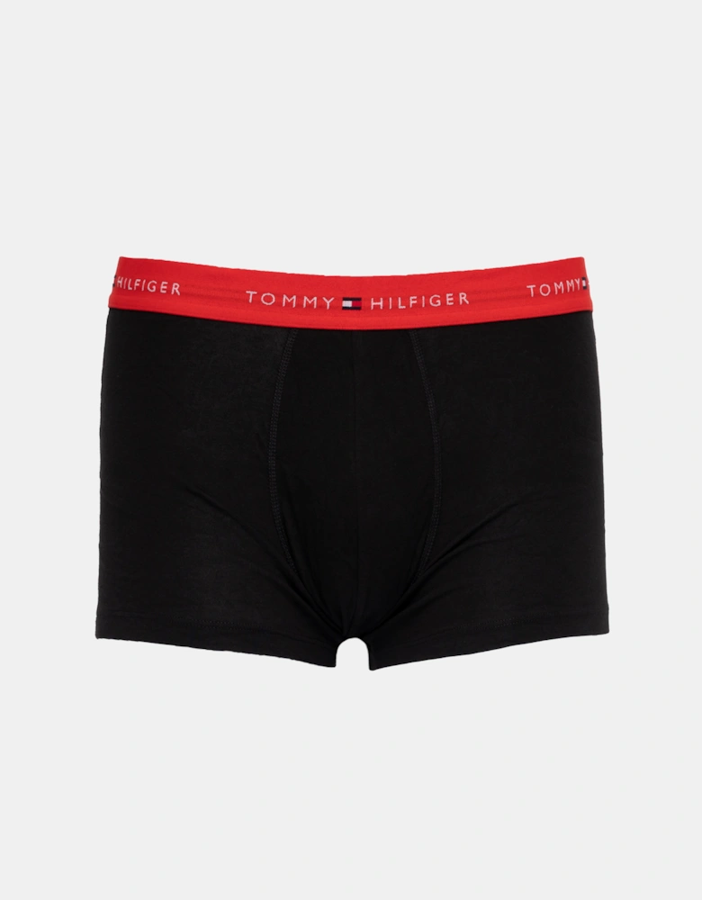 Tommy Hilfiger 7-Pack Logo Waistband Mens Trunks - Rainbow Mix