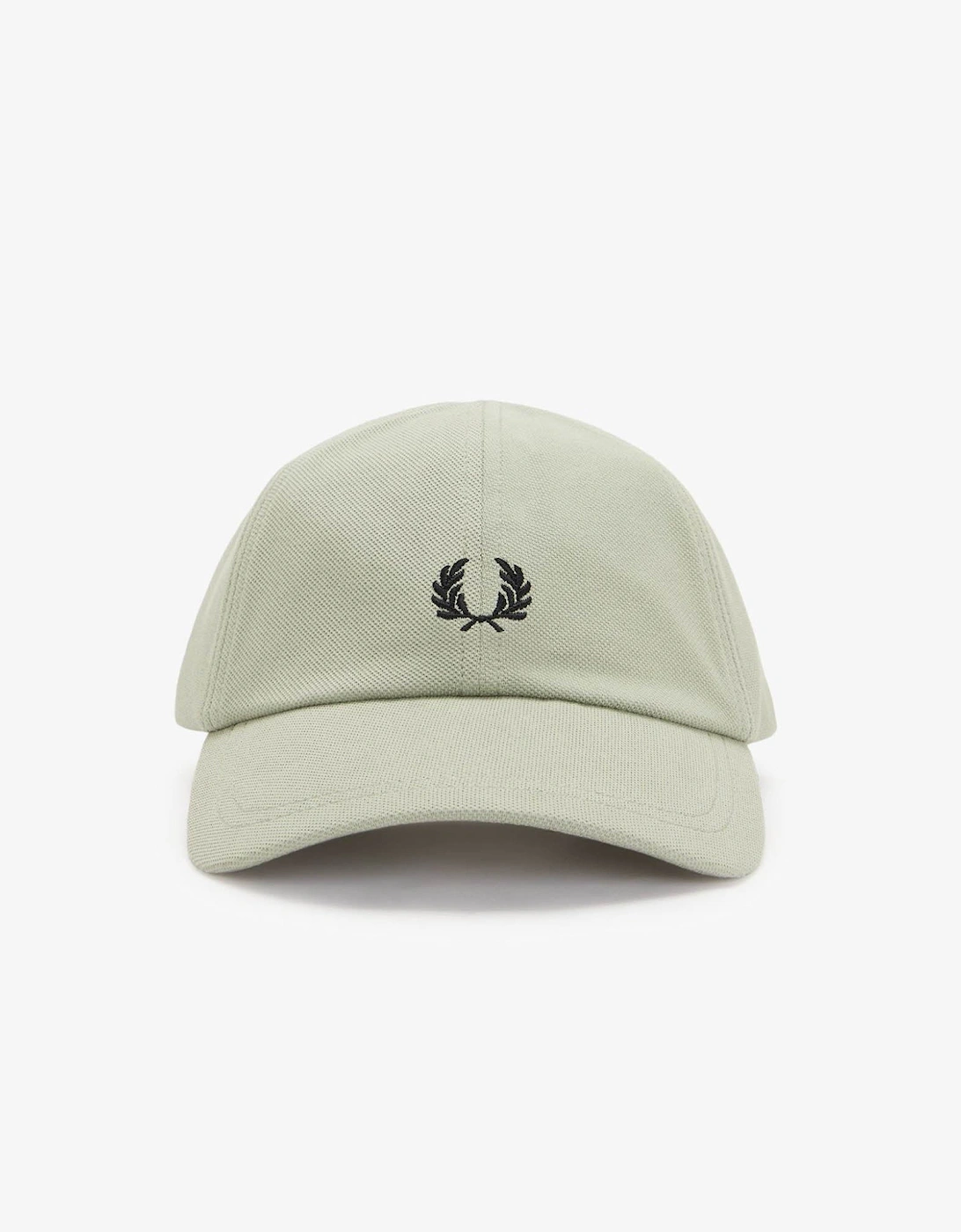Fred Perry Mens Pique Classic Cap - Seagrass/Black S23