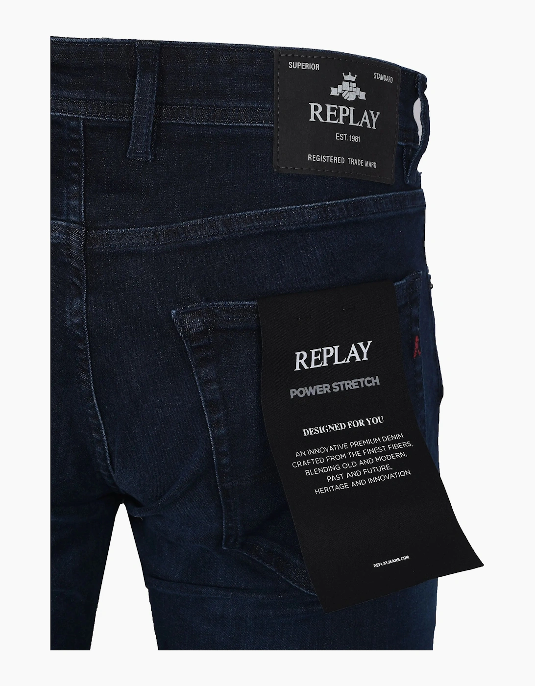 Replay Grover Jean Dark Indigo