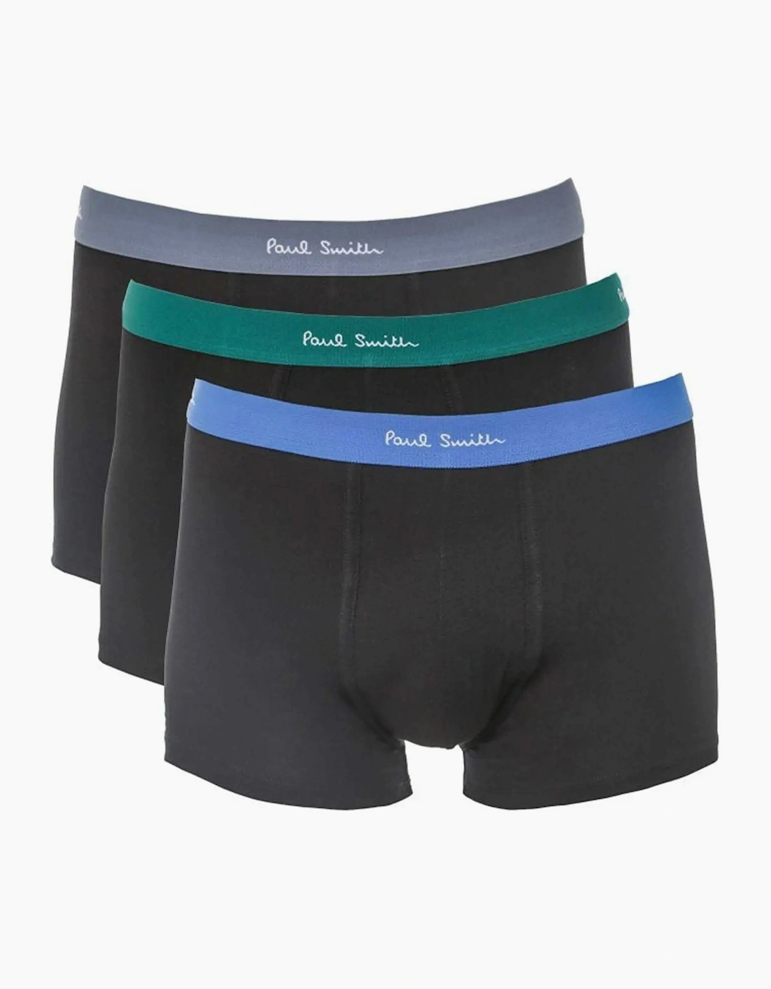 Paul Smith Bright Band Stretch Boxers Blue/Green/Grey, 3 of 2