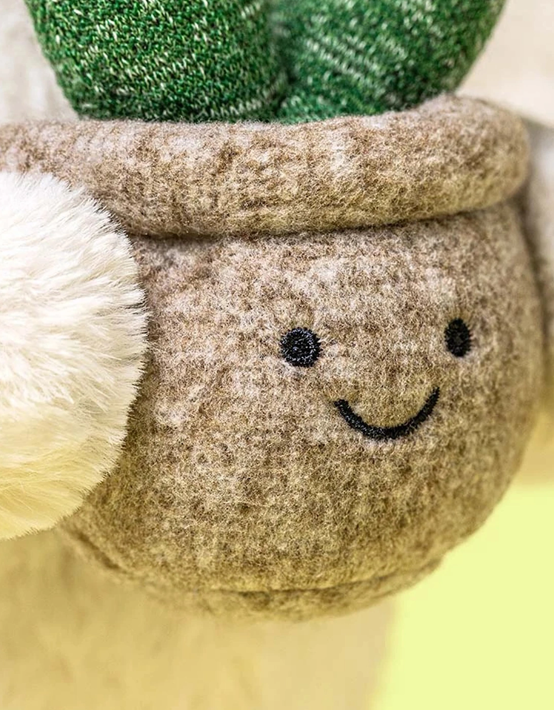 Jellycat Bunny with Plant in Ivory (31cm)