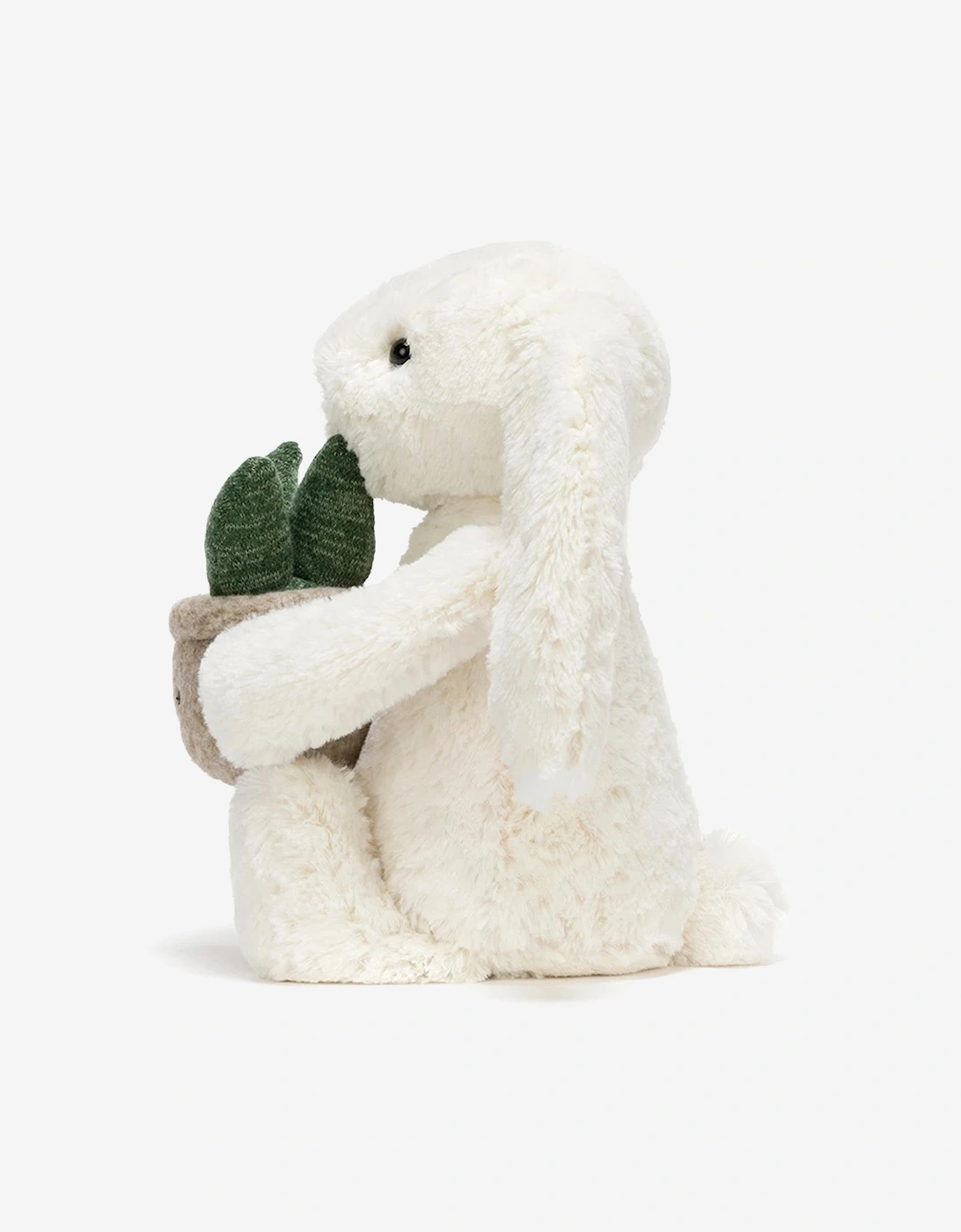 Jellycat Bunny with Plant in Ivory (31cm)