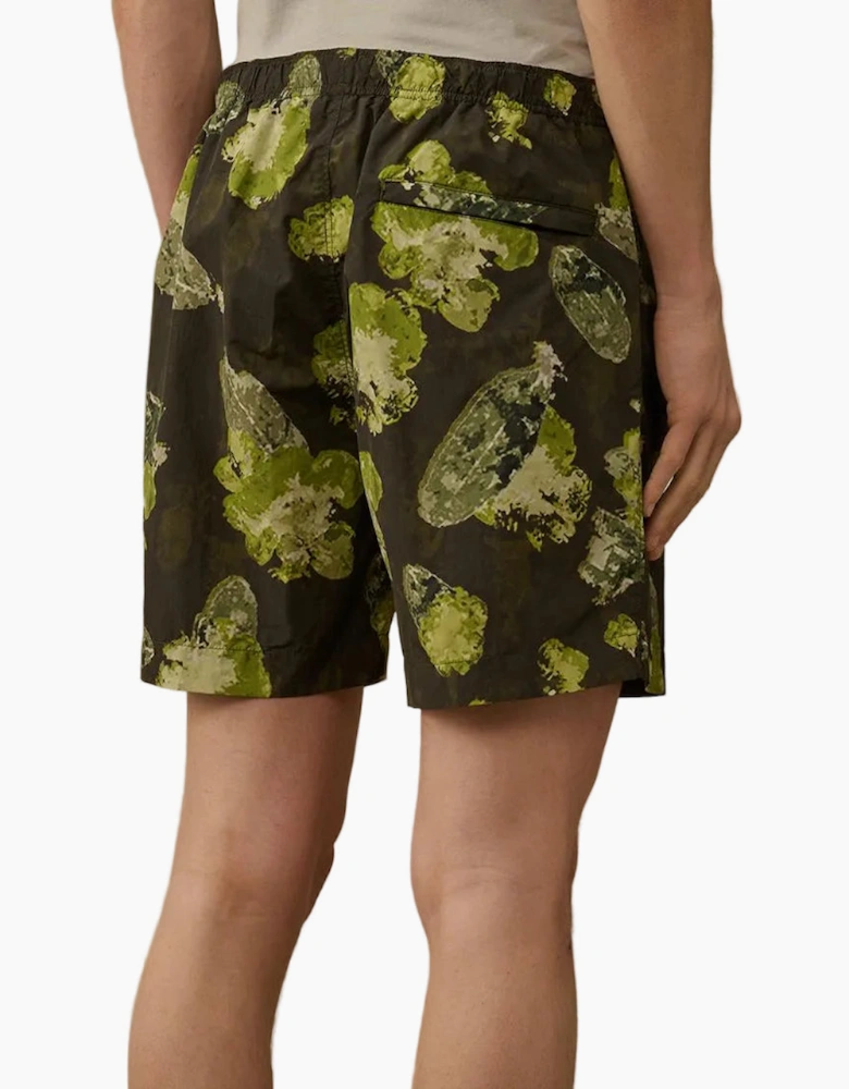 Flatt Nylon Flower Print Swim Shorts