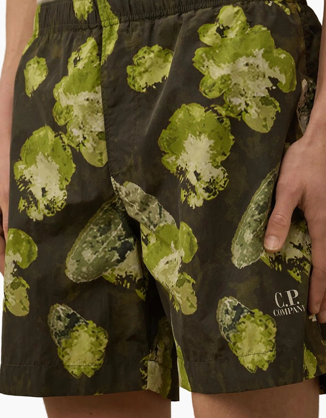 Flatt Nylon Flower Print Swim Shorts