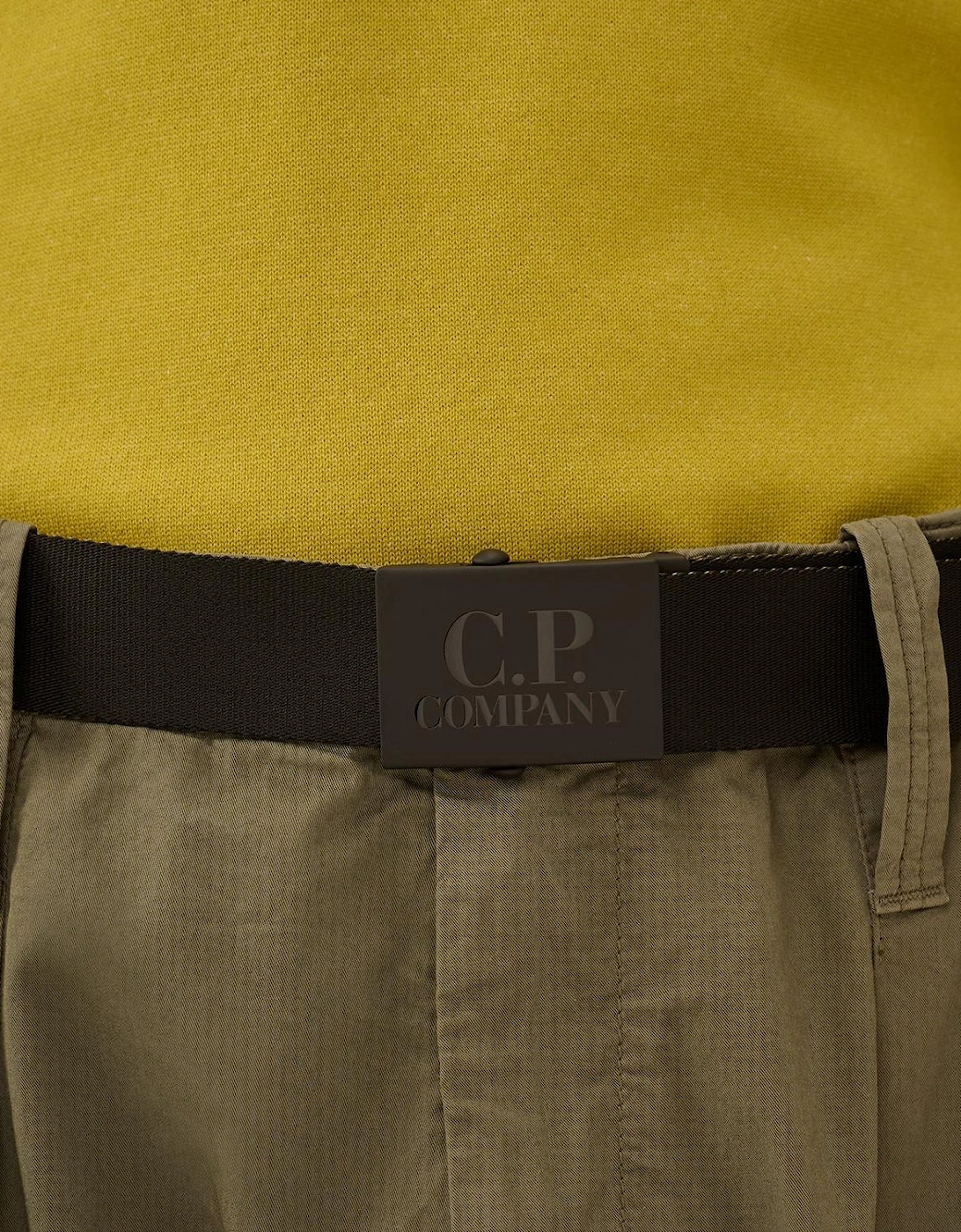 Double Colour Tape Logo Belt