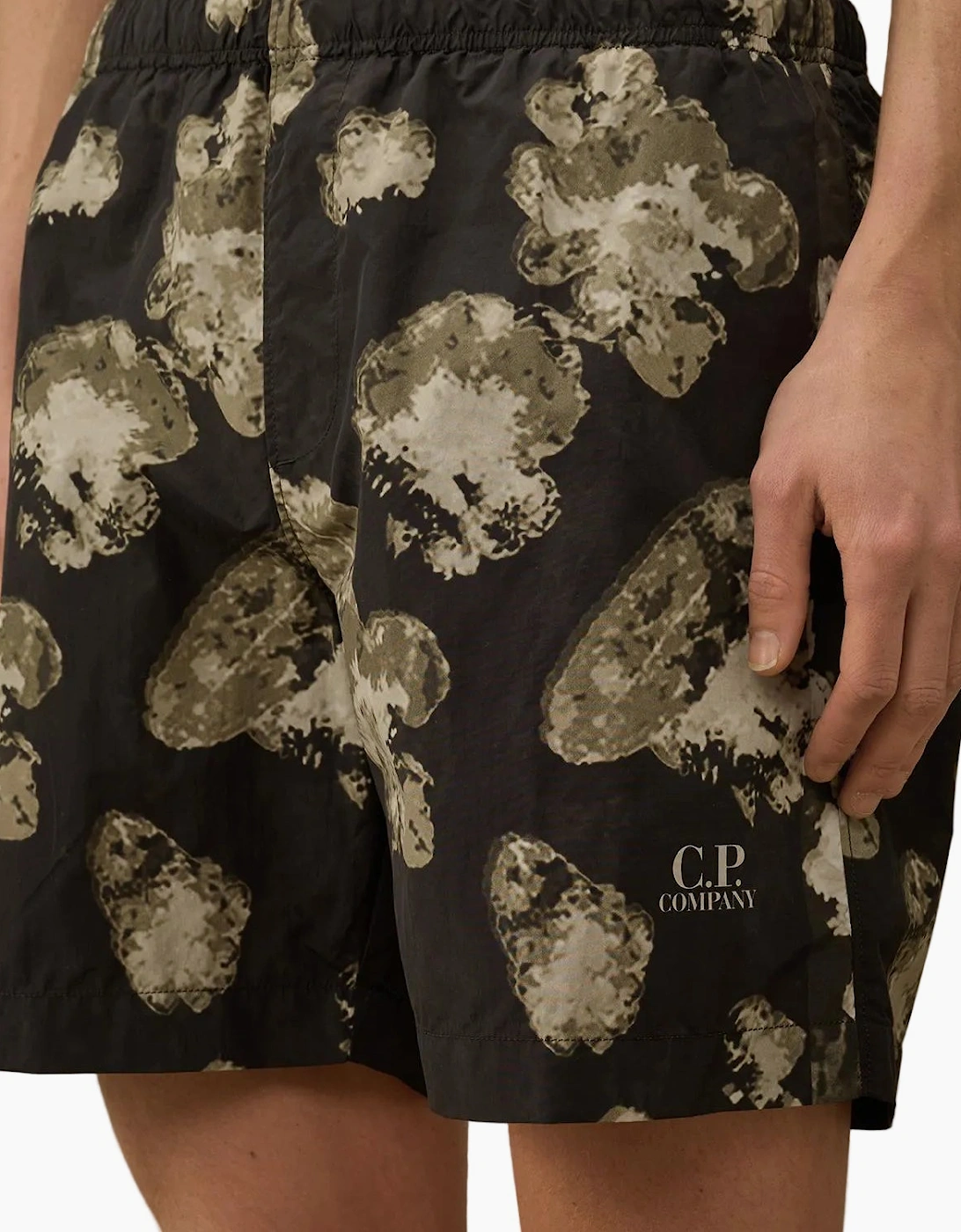 Flatt Nylon Flower Print Swim Shorts