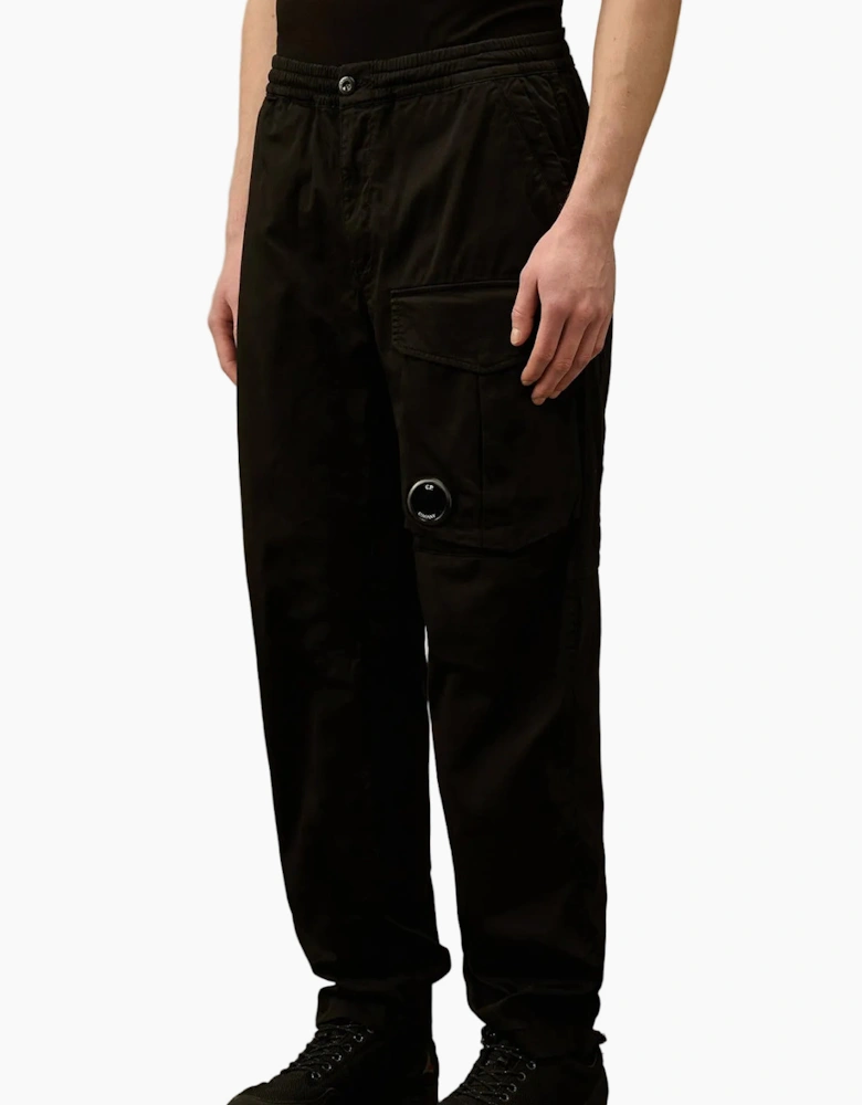 Stretch Satin Lens Cargo Pants