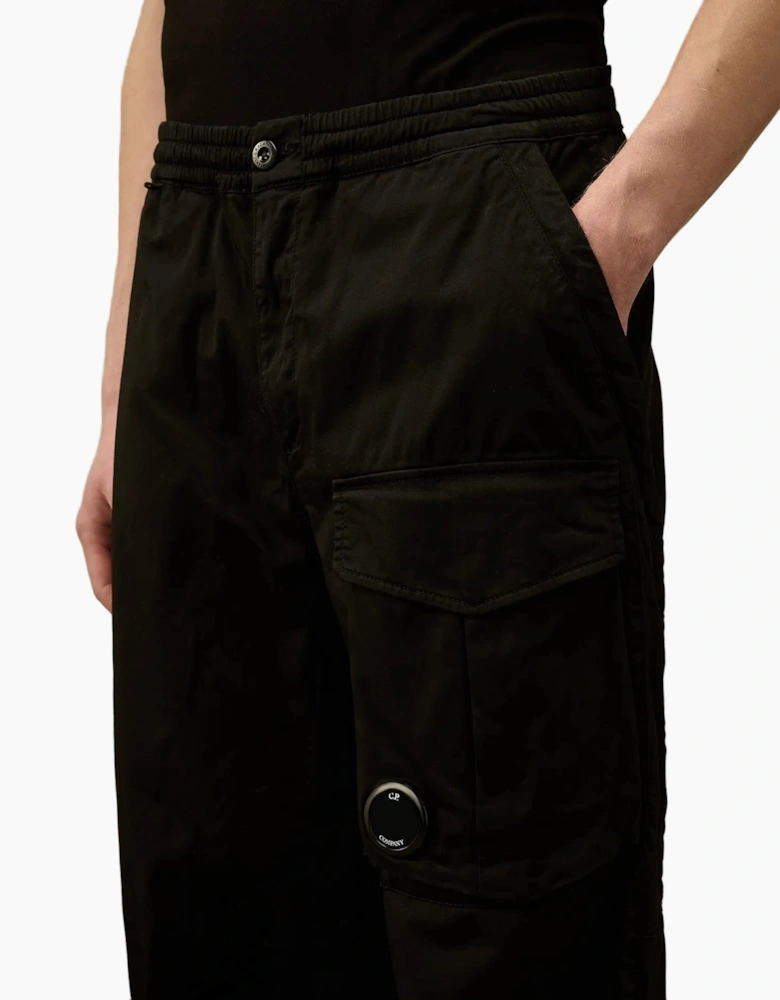 Stretch Satin Lens Cargo Pants
