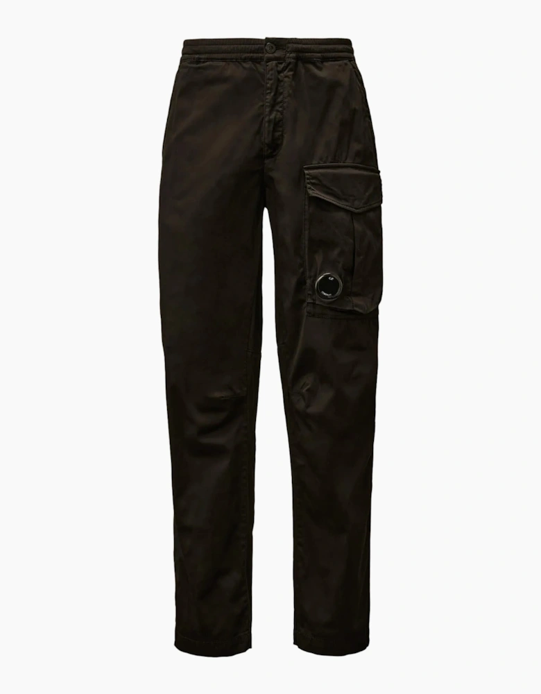 Stretch Satin Lens Cargo Pants