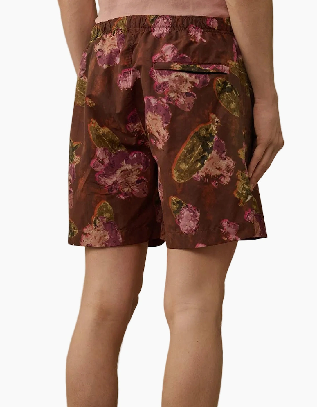 Flatt Nylon Flower Print Swim Shorts