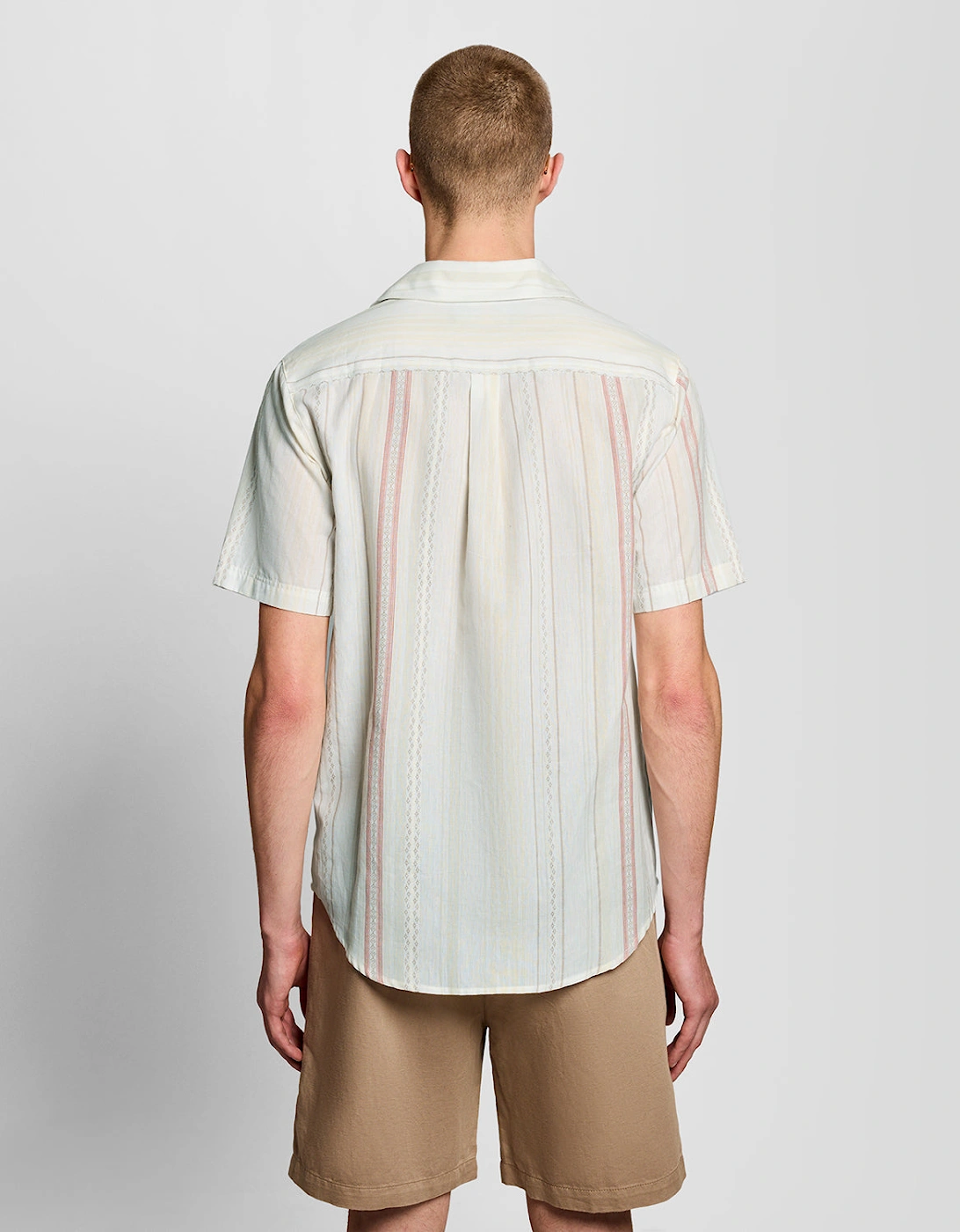 Short Sleeve Zig Zag Stripe Shirt