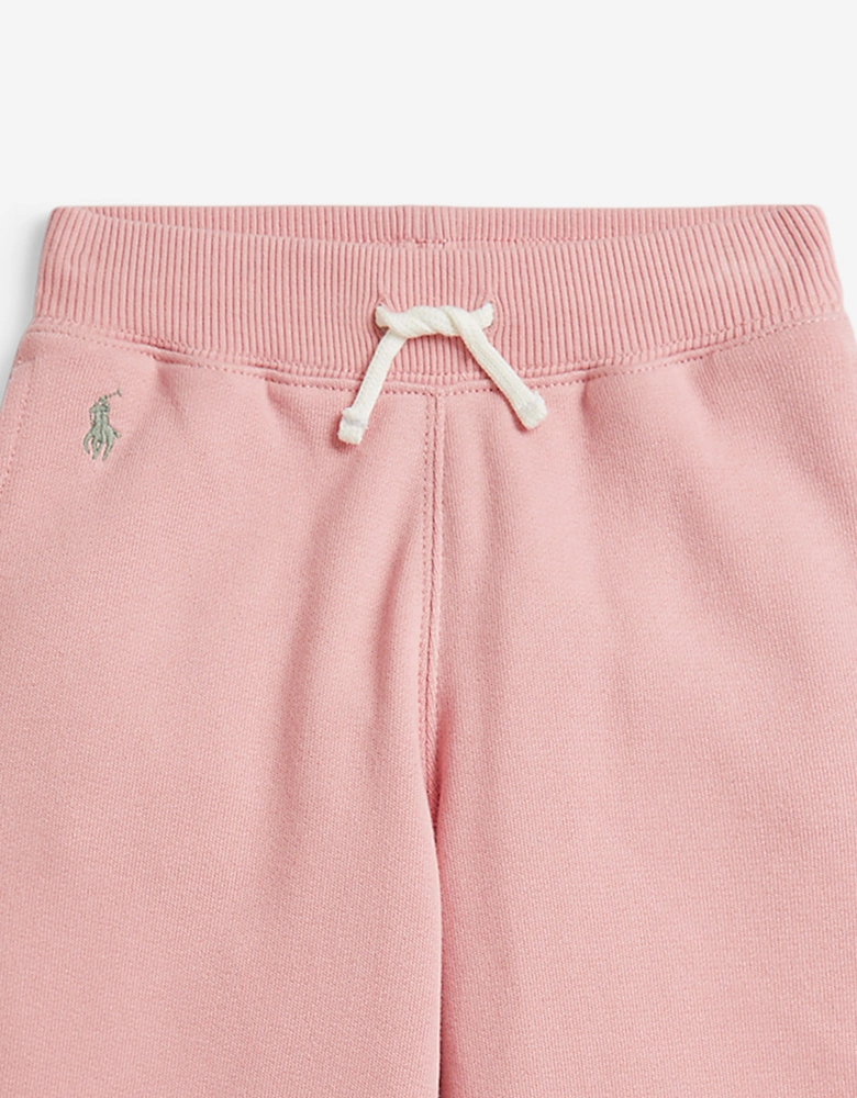 Ralph Lauren Girls Wide Leg Joggers in Pink