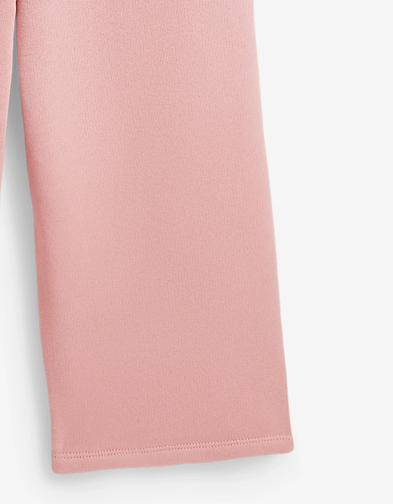 Ralph Lauren Girls Wide Leg Joggers in Pink