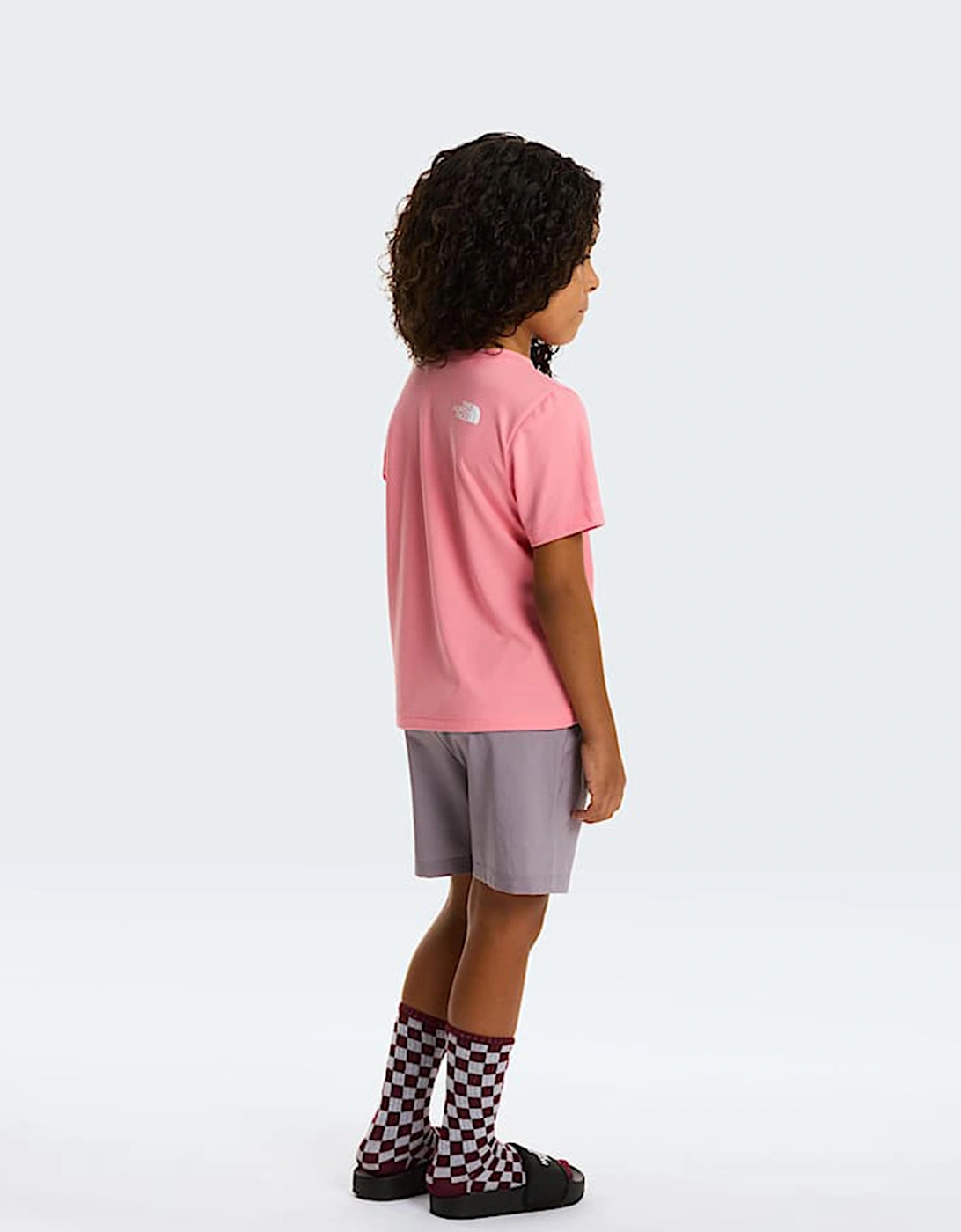 The North Face Girls 24/7 Short Set in Pink