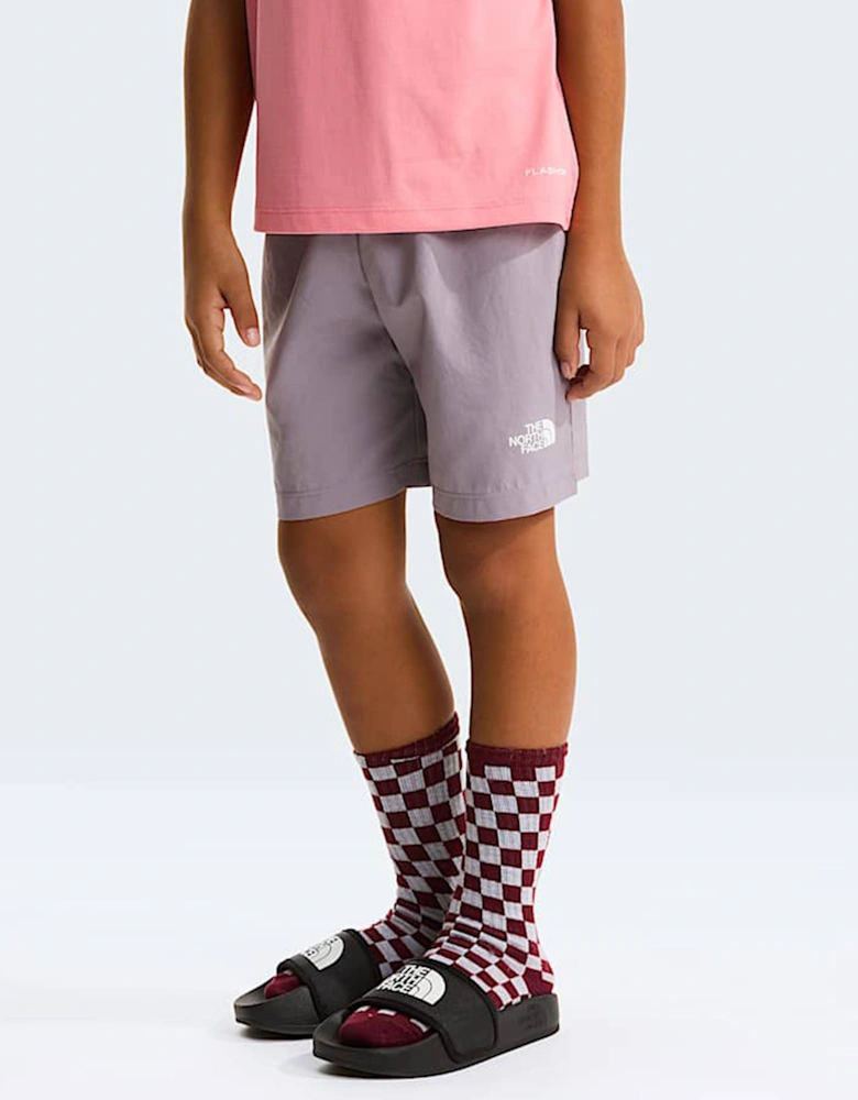 The North Face Girls 24/7 Short Set in Pink