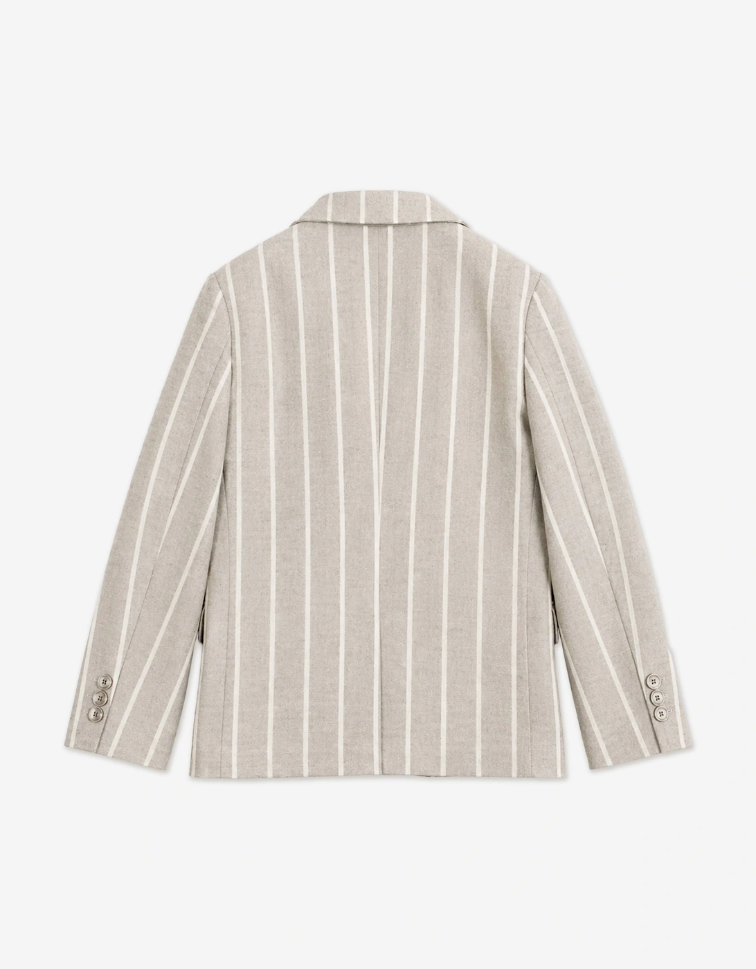 Bel-Air Boys Striped Suit Set in Beige