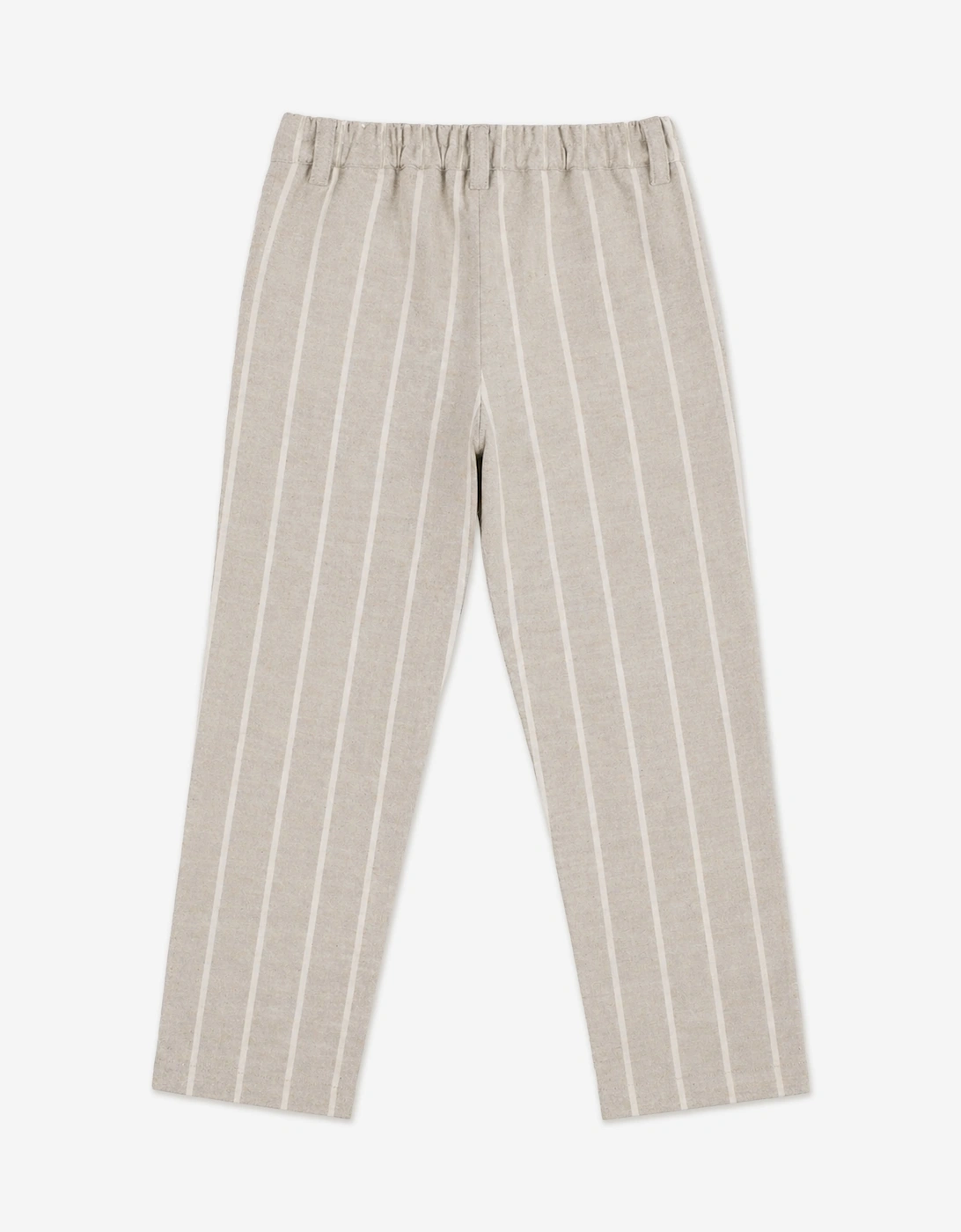 Bel-Air Boys Striped Suit Set in Beige
