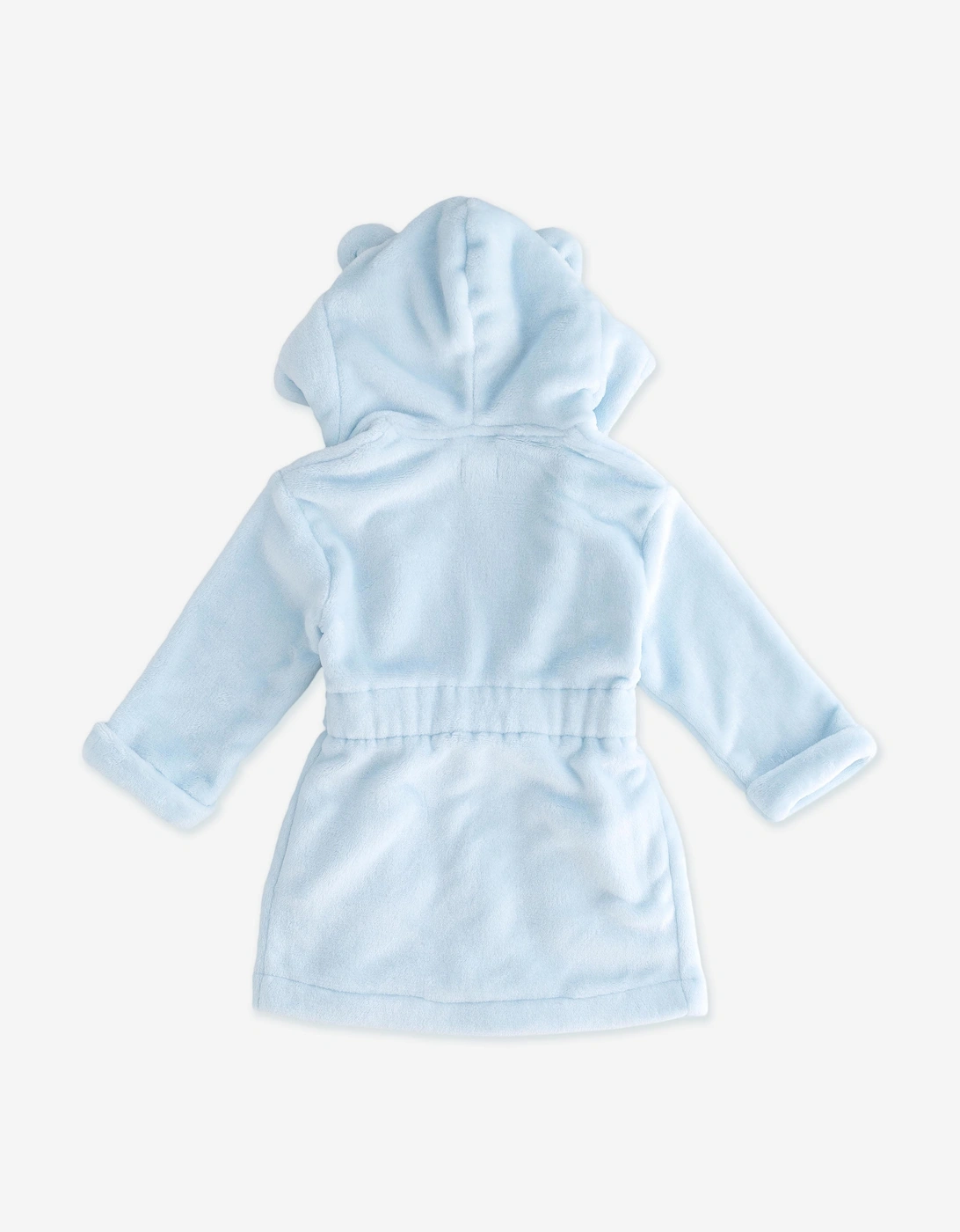 Cozy Crew Club Boys COZY Bear Hooded Dressing Gown in Blue