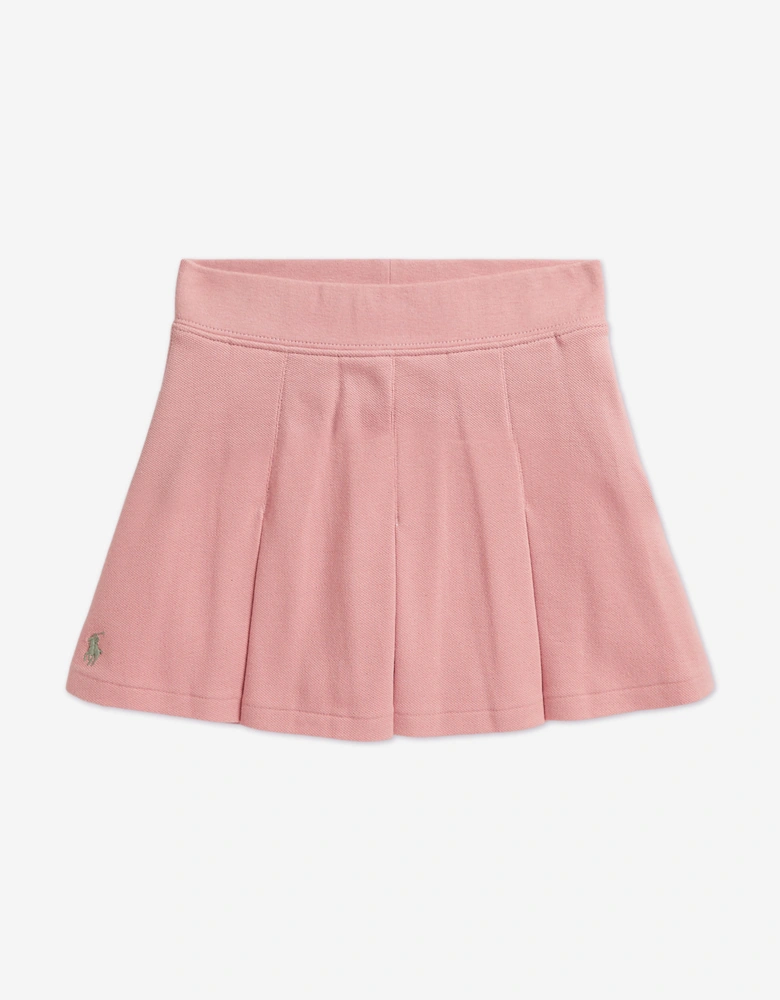 Ralph Lauren Girls 2 Piece Skirt Set in Pink