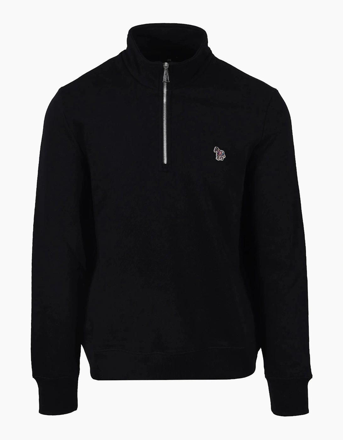 Paul Smith Reg Fit Half Zip Sweatshirt Black, 4 of 3