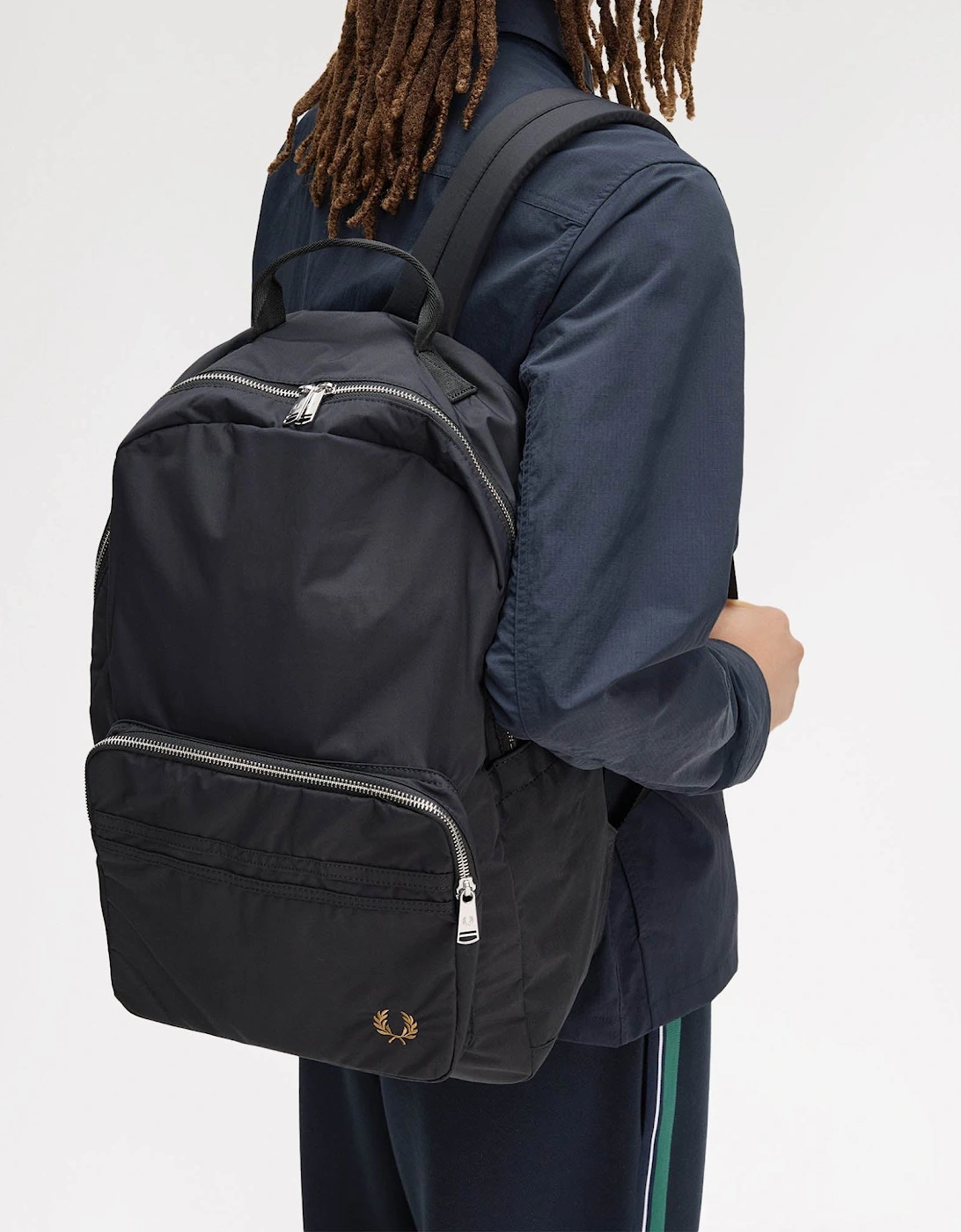 Fred Perry Men's Black Brentham Backpack - 102 - Size: One Size
