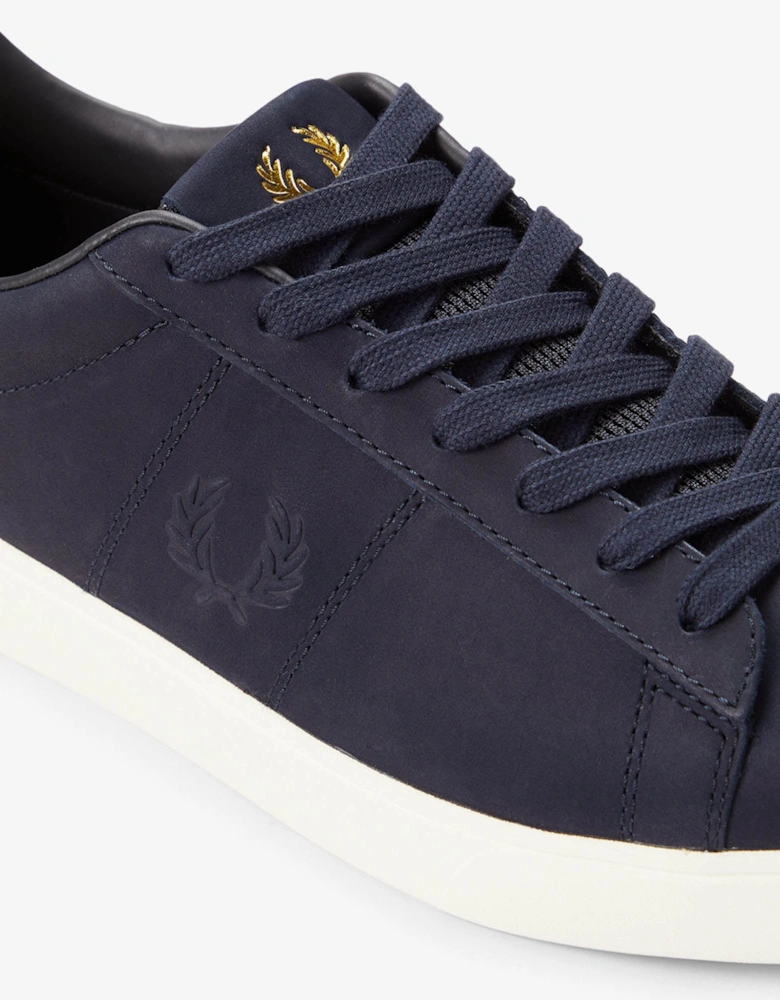 Fred Perry Spencer Nubuck Mens Trainers - Navy 608