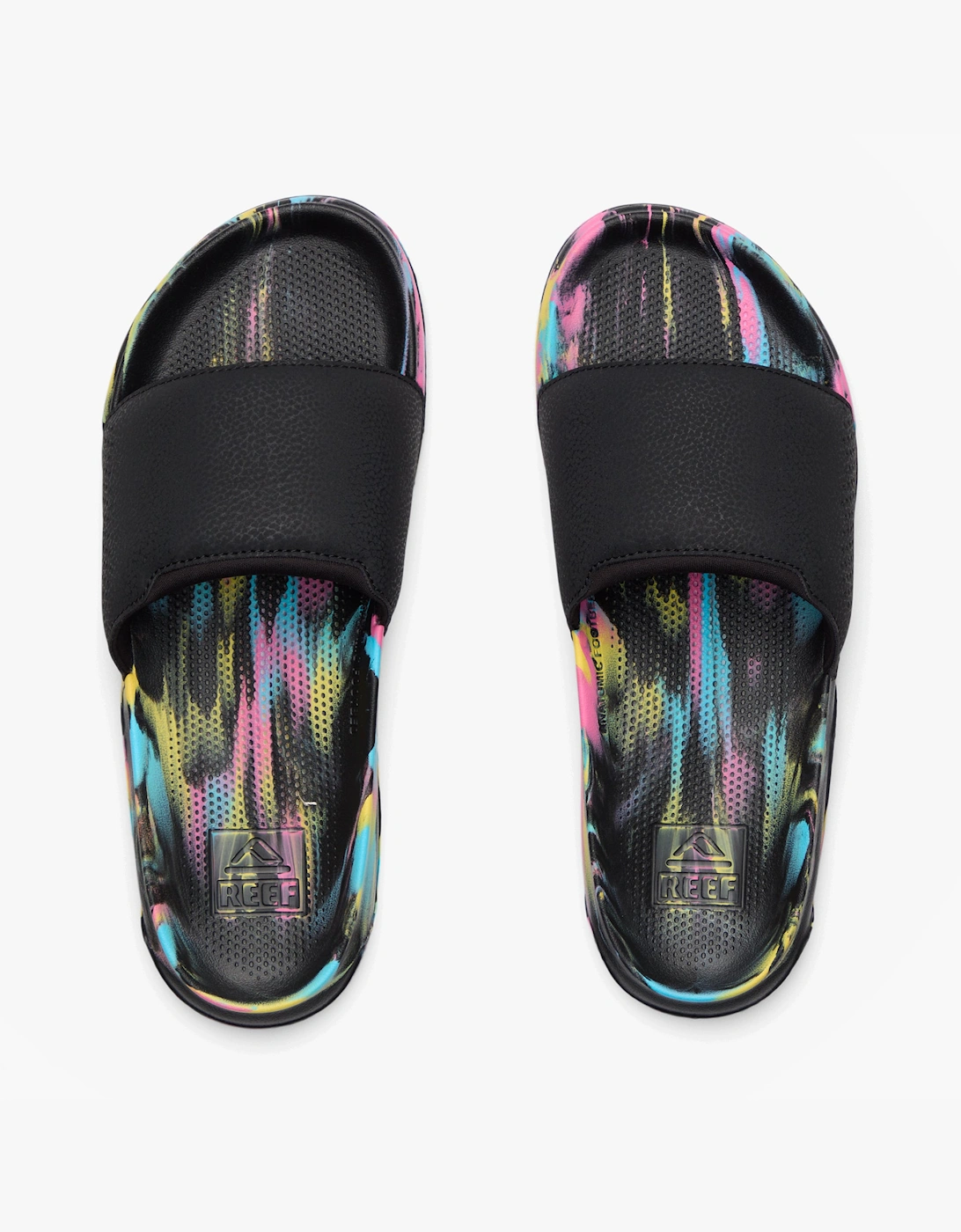 Reef TAILSLIDE Mens Sliders Candy Marble