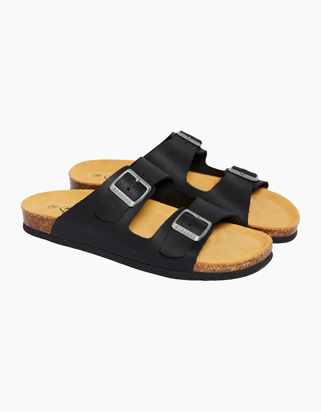 Plakton Mens Barna Two-Strap Sandals, 2 of 1