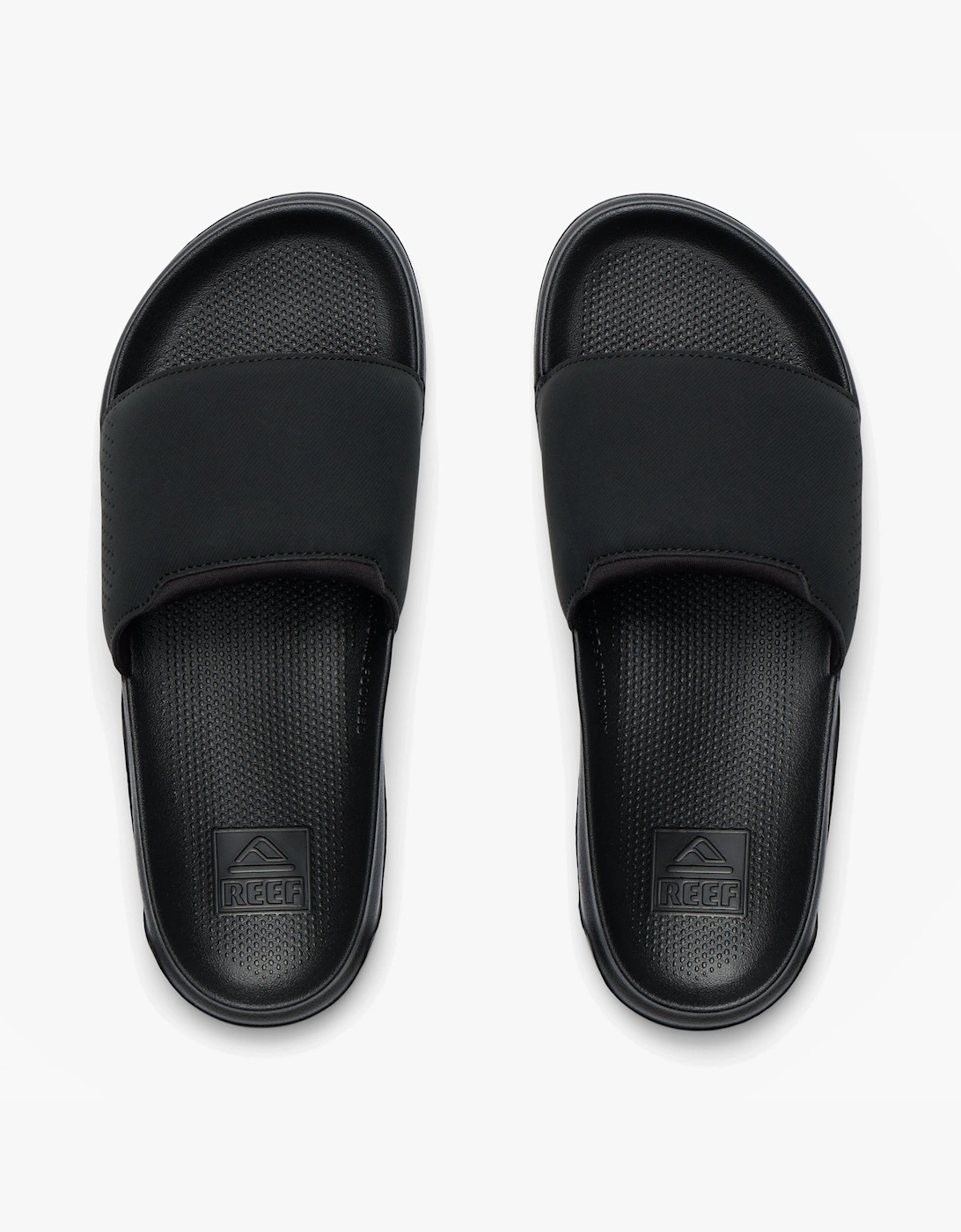 Men's Reef TAILSLIDE Mens Sliders Black - Size: 8