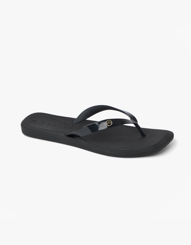 Reef SOLAYE Womens Toe-Post Sandals Black
